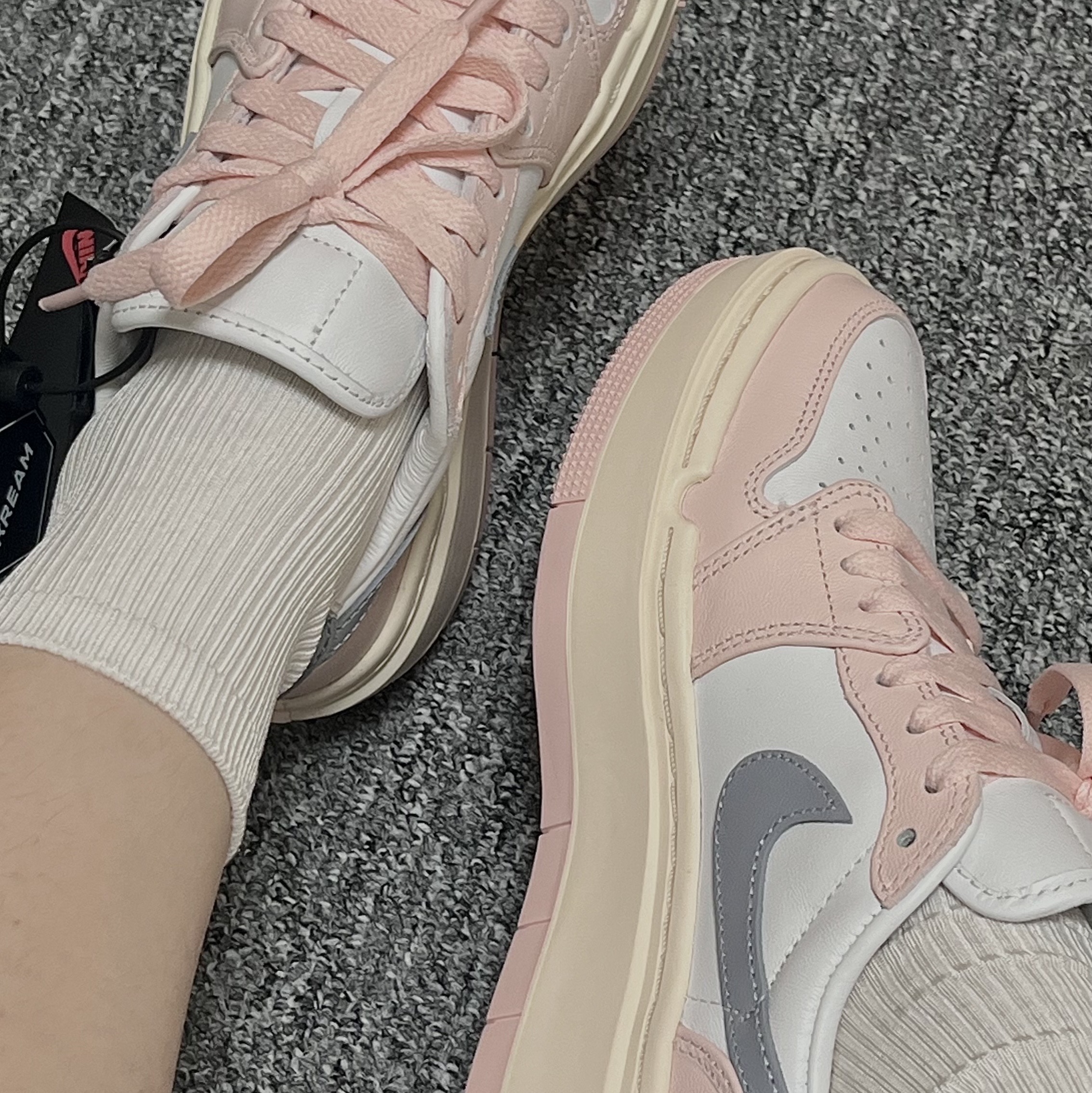 (W) Jordan 1 Elevate Low Atmosphere 착용 스타일