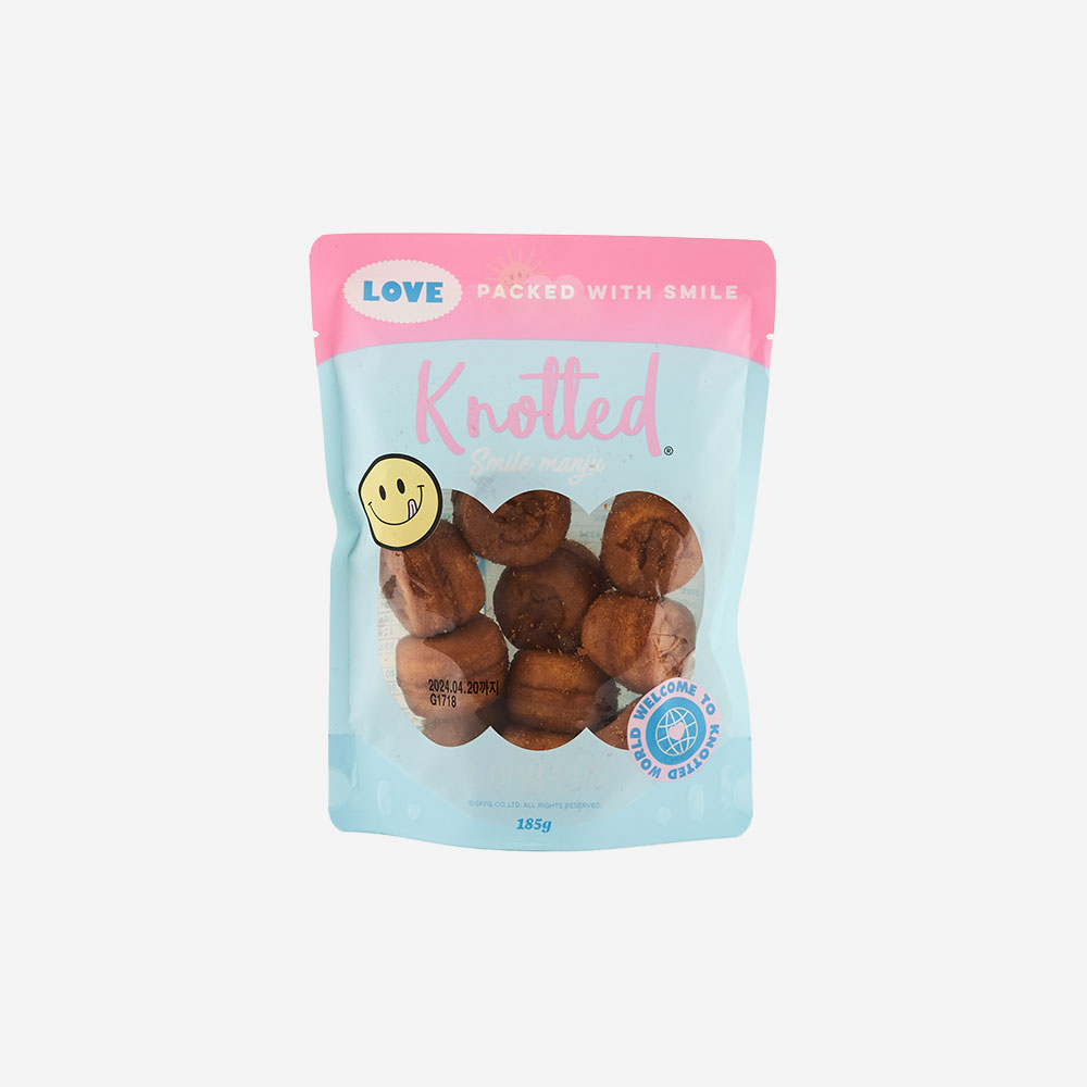 노티드 스마일 우유크림 만쥬(Knotted Smile Sweet Bread Manju Milk)