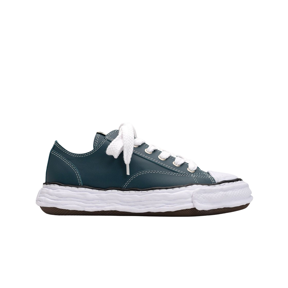 메종 미하라 야스히로 피터슨23 OG 솔 레더 로우탑 스니커즈 블루(Maison Mihara Yasuhiro Peterson23 OG Sole Leather Low-top Sneakers Blue) - 1