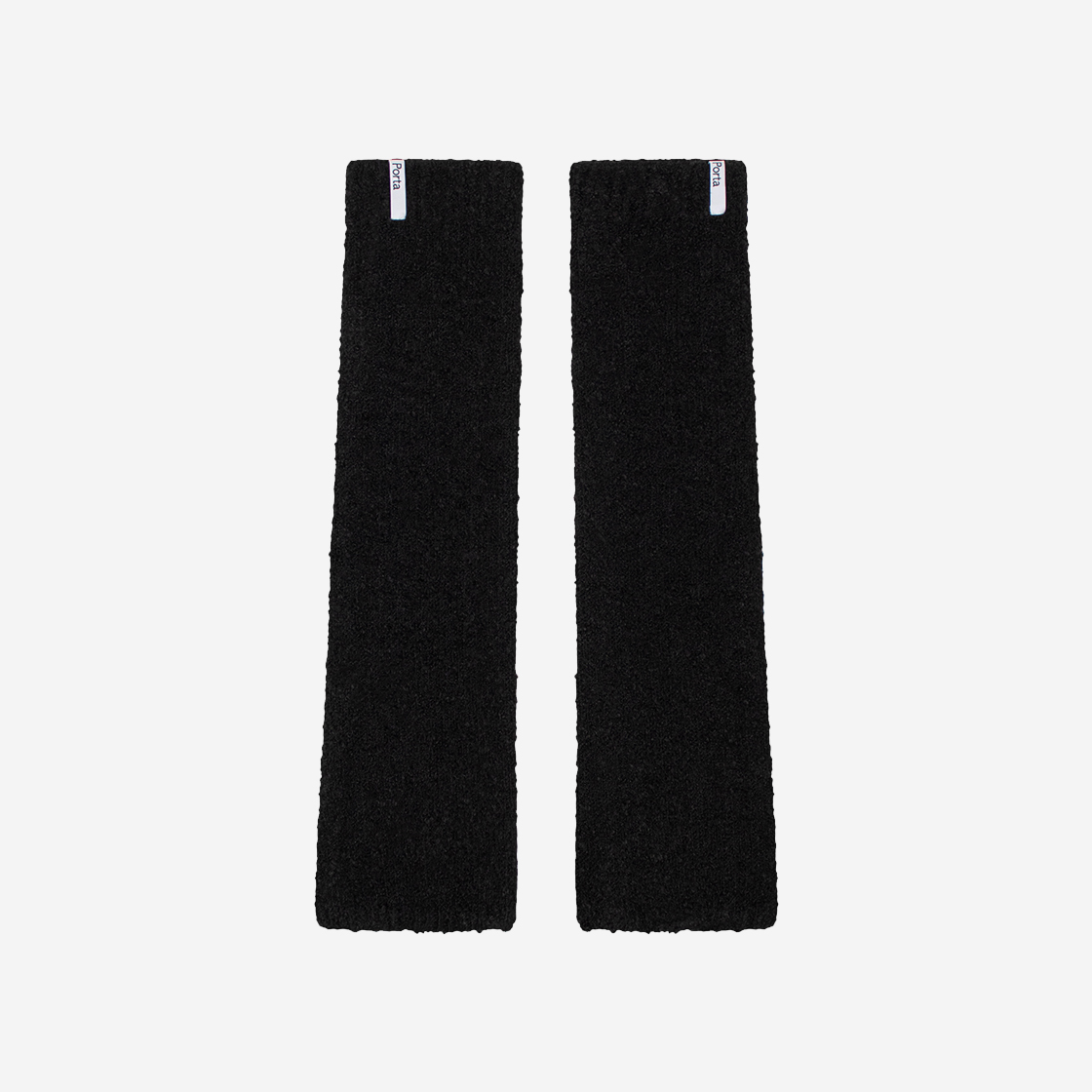 포르타 우먼 부클레 니트 레그워머 블랙