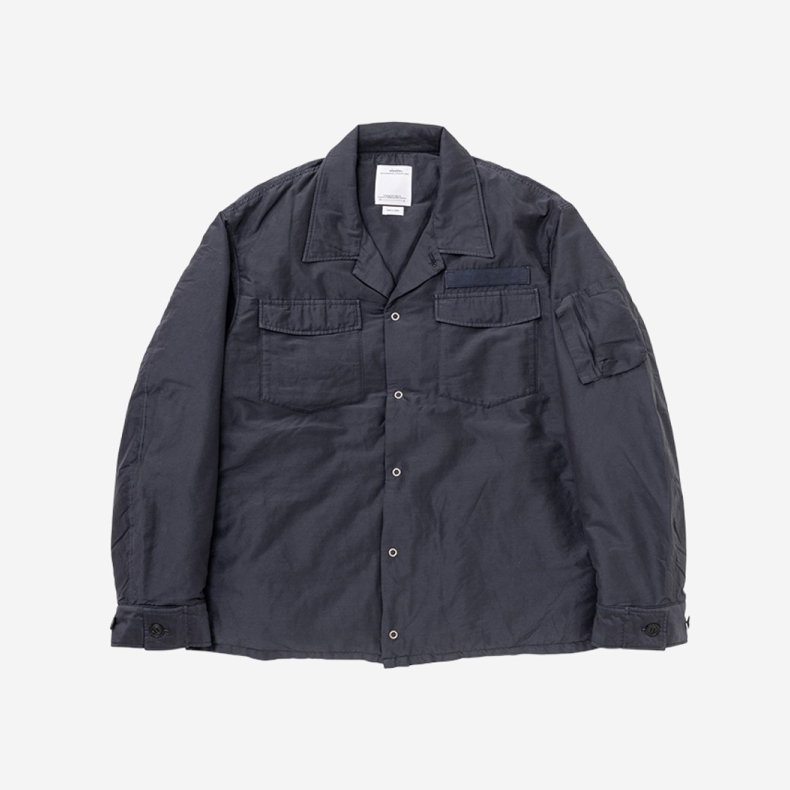 Visvim Heli Crew Down Shirt Navy 상세 이미지 1