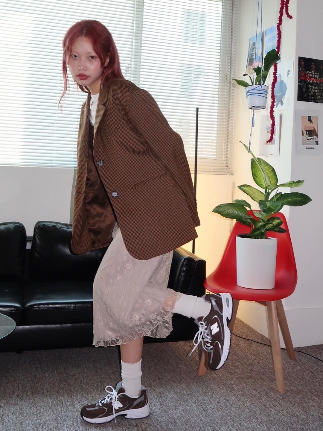 New Balance 530 Rich Earth 착용 스타일 - 1