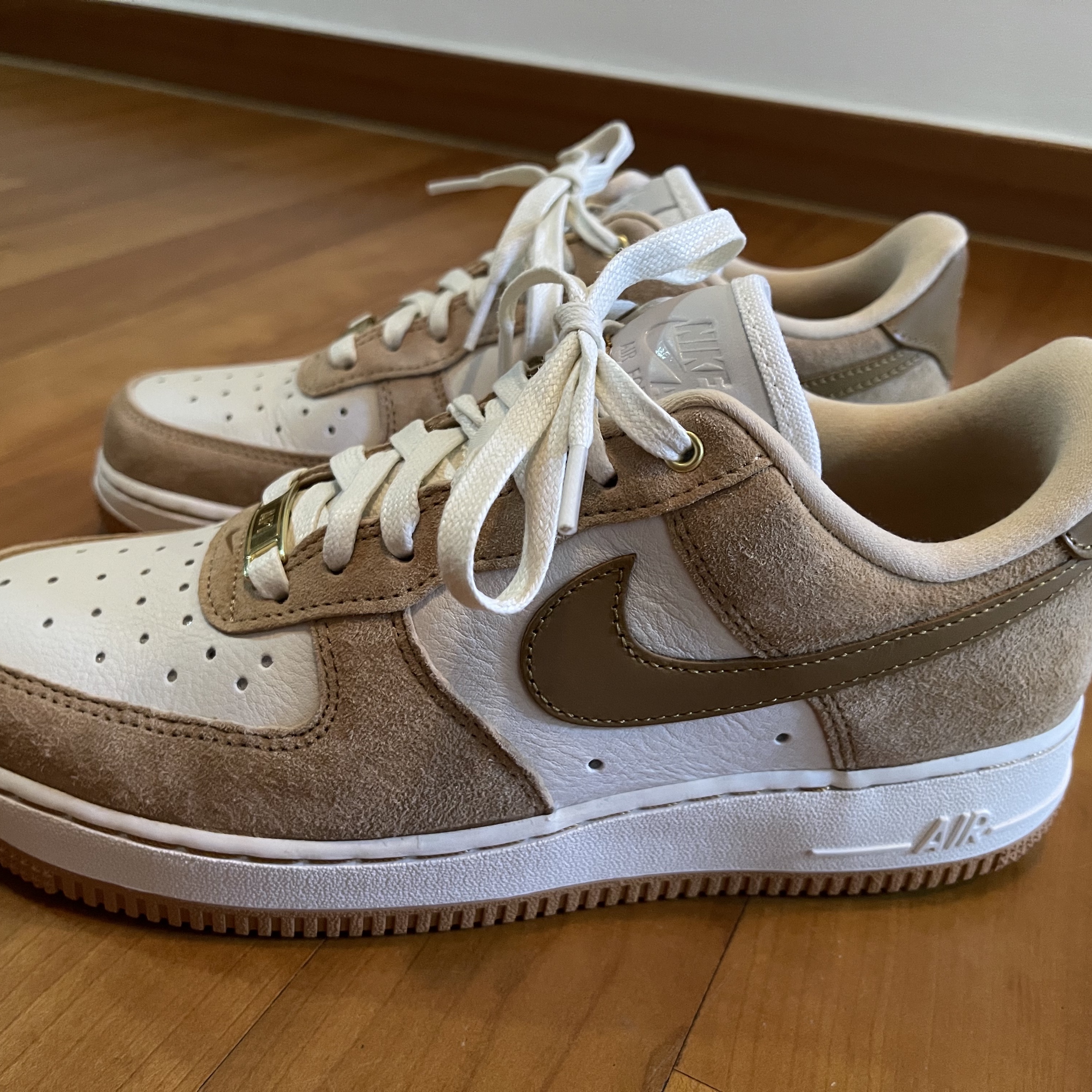 (W) Nike Air Force 1 LXX Flax 착용 스타일 - 2