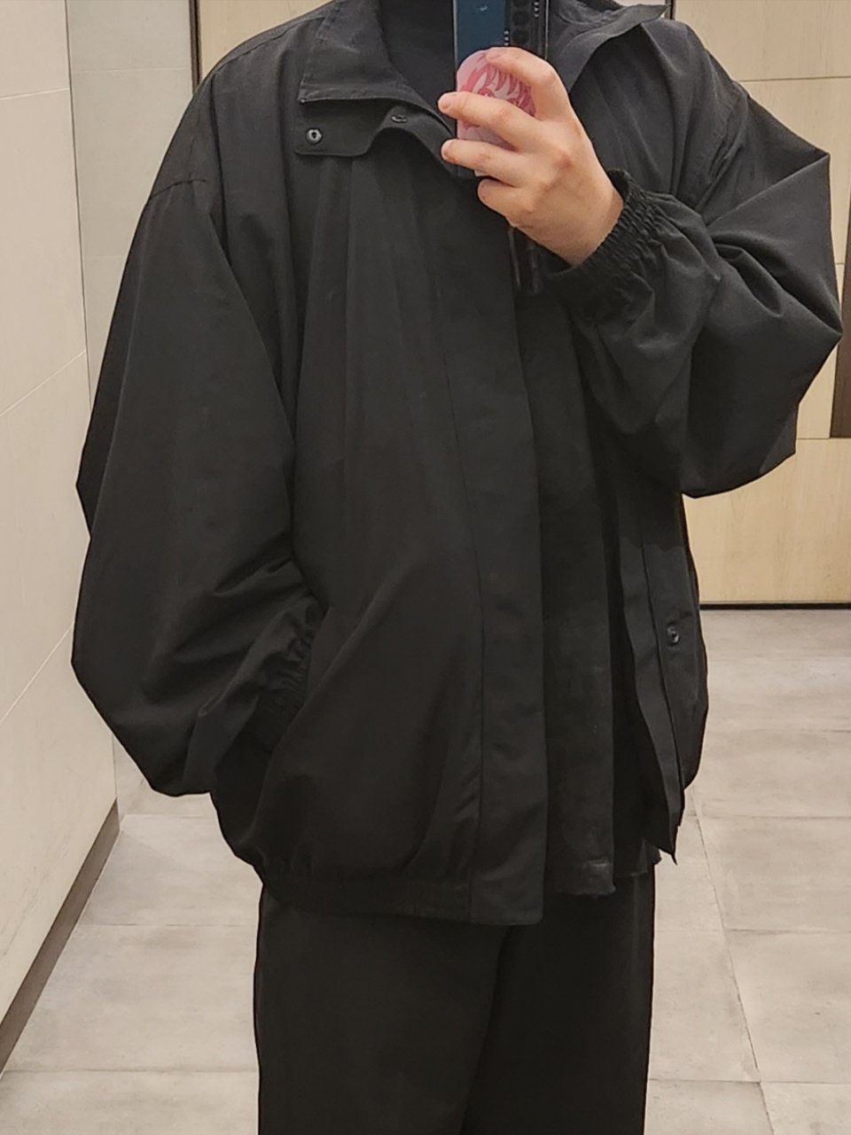 Balenciaga 3XL Sneakers Worn Out Grey White Blue, Balenciaga Minimal Tracksuit Jacket Black 착용 스타일 - 2