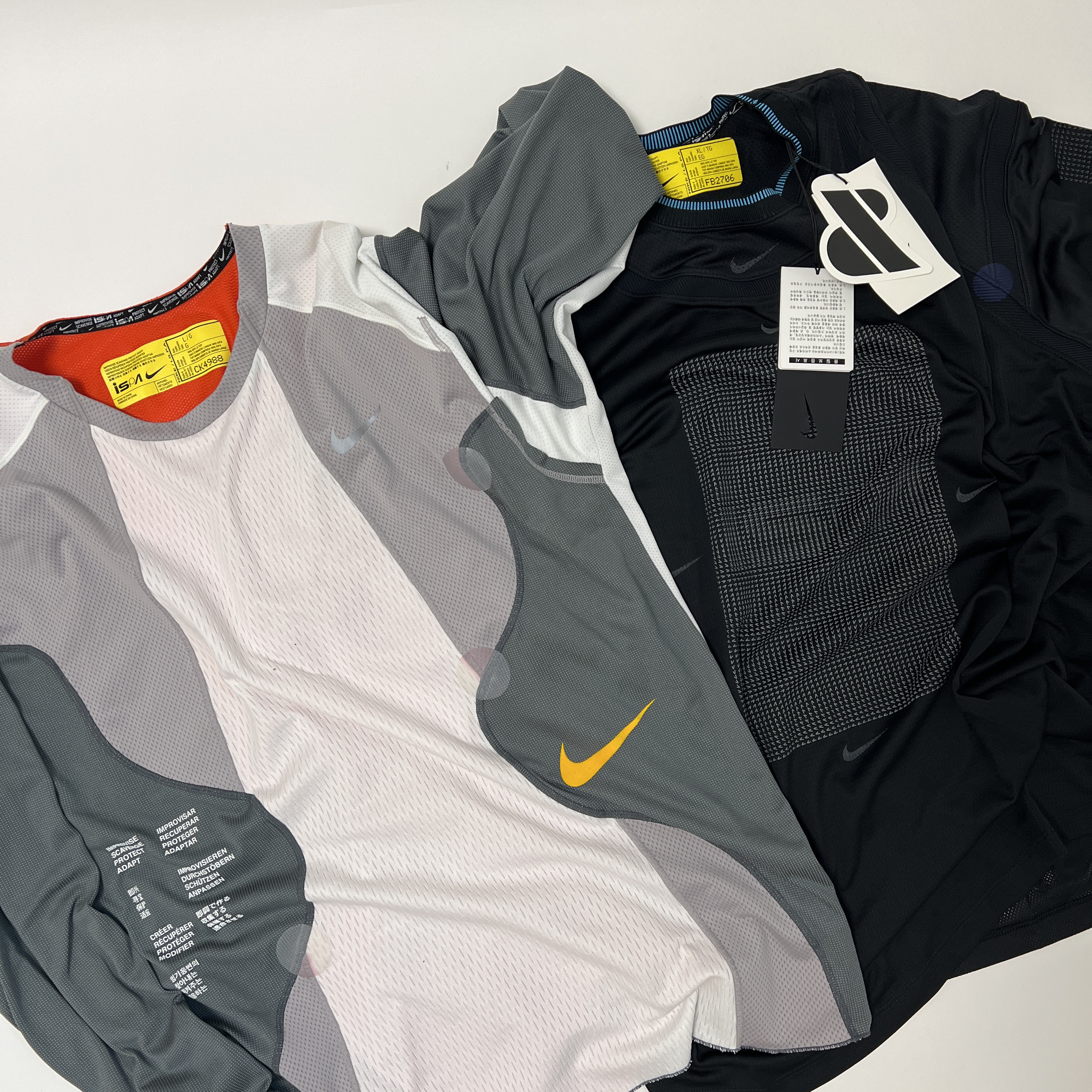 Nike ISPA Long Sleeve T-Shirt Black - Asia, Nike NRG ISPA Dri-Fit LS Top Dark Grey 착용 스타일