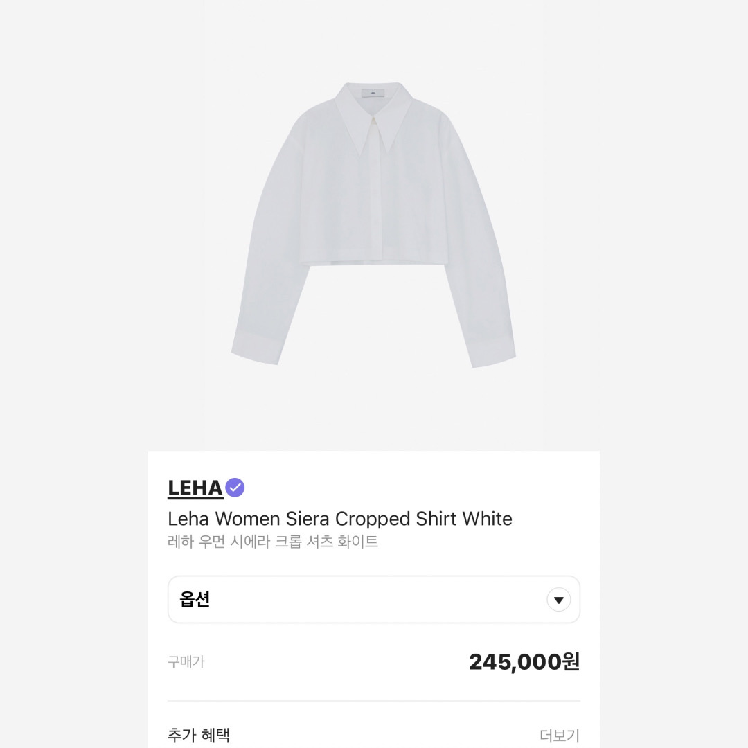 (W) AMI Cropped Wraparound Shirt Natural White, (W) Celine Cropped Shirt in Cotton Poplin White 착용 스타일 - 5