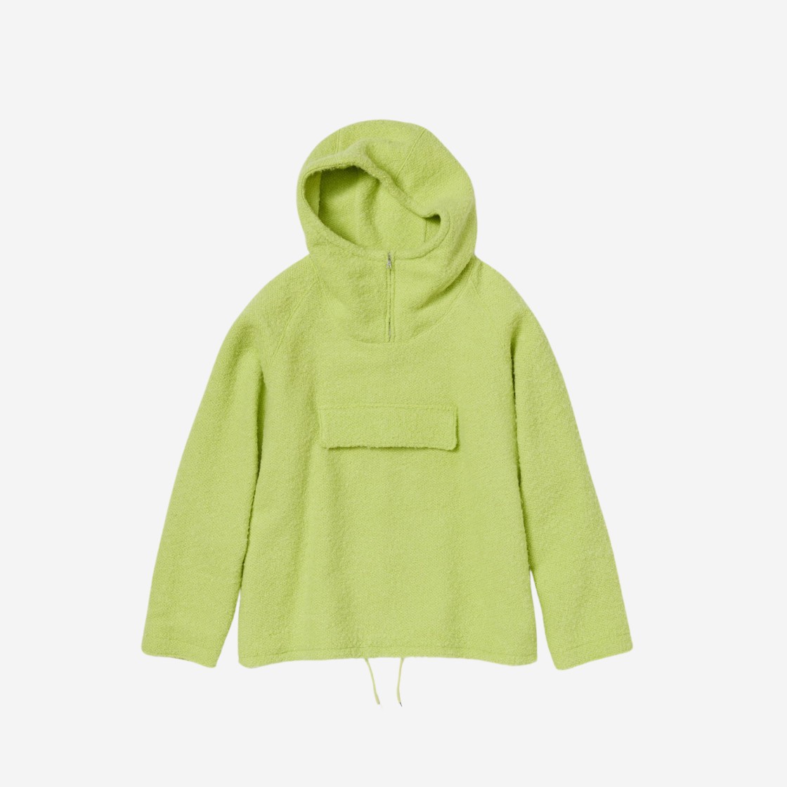 Auralee Alpaca Wool Leno Cloth P/O Parka Lime Green - 23AW 상세 이미지 1