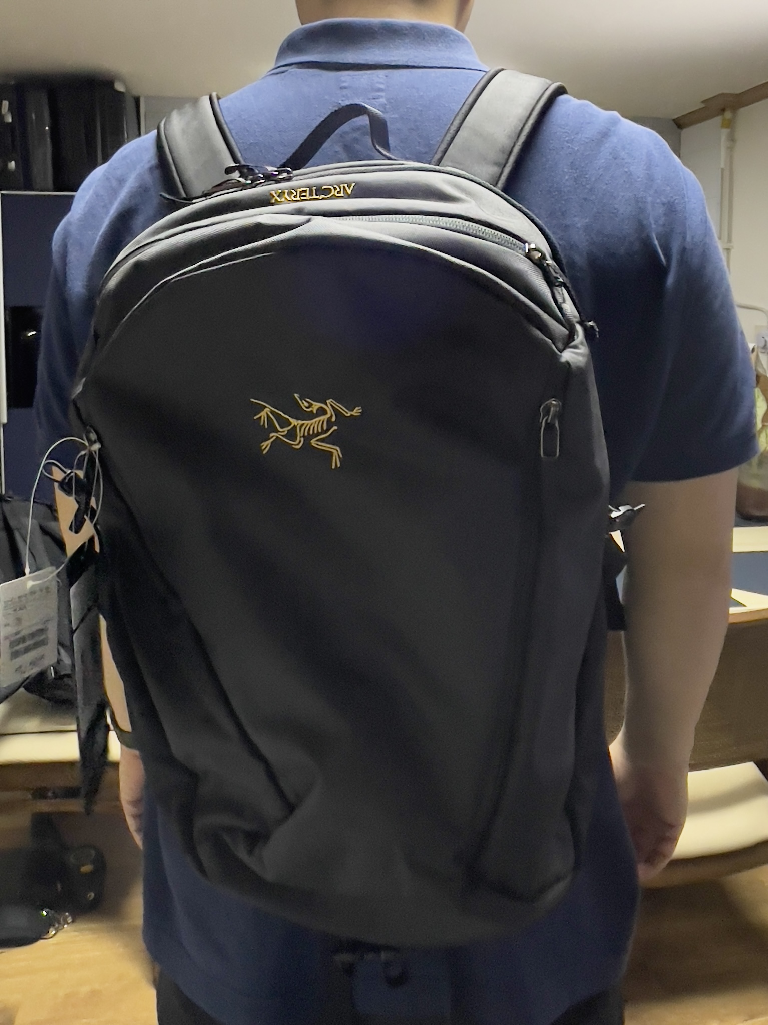 Arc'teryx Mantis 26 Backpack Black 착용 스타일