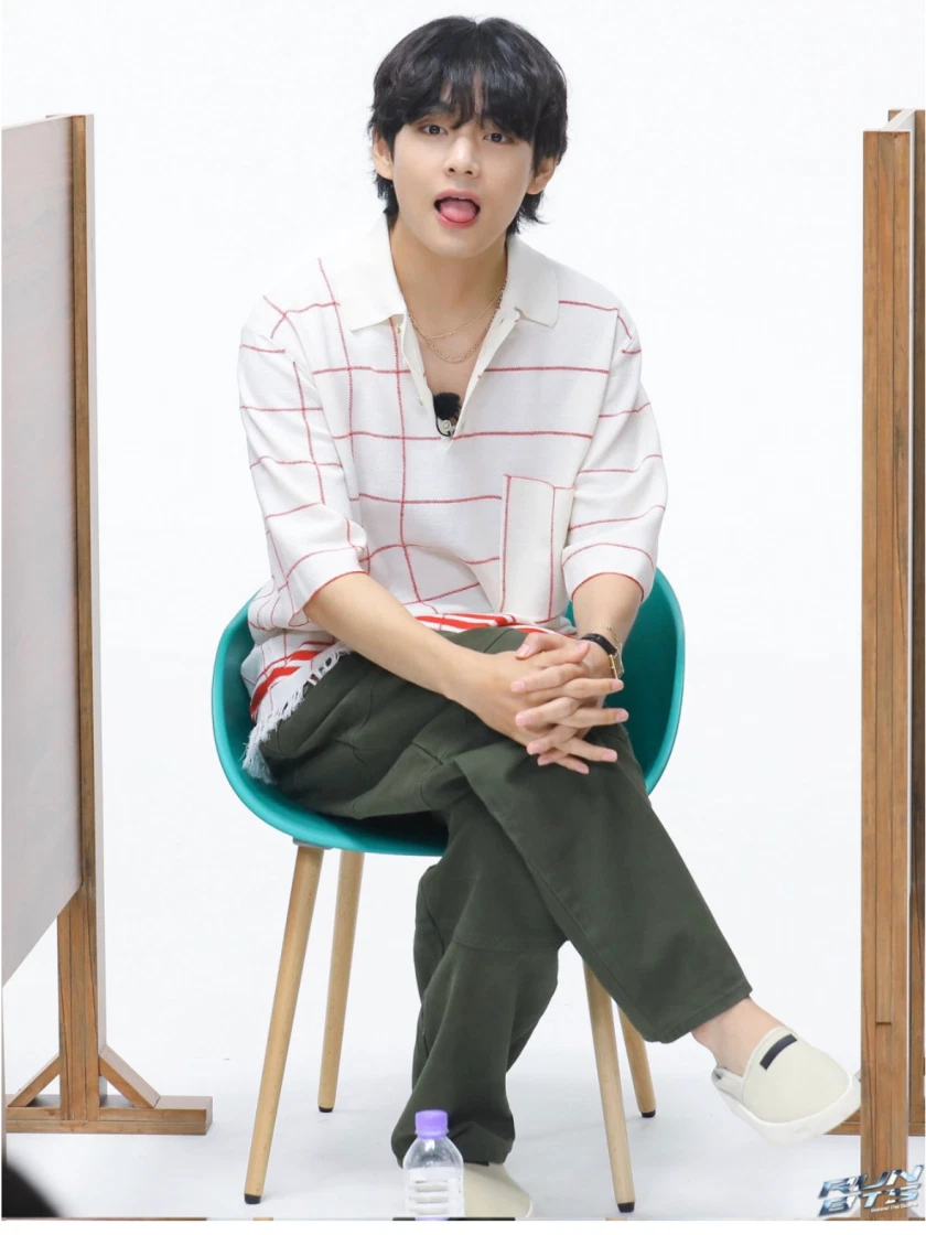 메종 마르지엘라 스트라이프 폴로 셔츠 화이트 레드 | Maison Margiela | KREAM Maison Margiela Striped Polo Shirt White Red