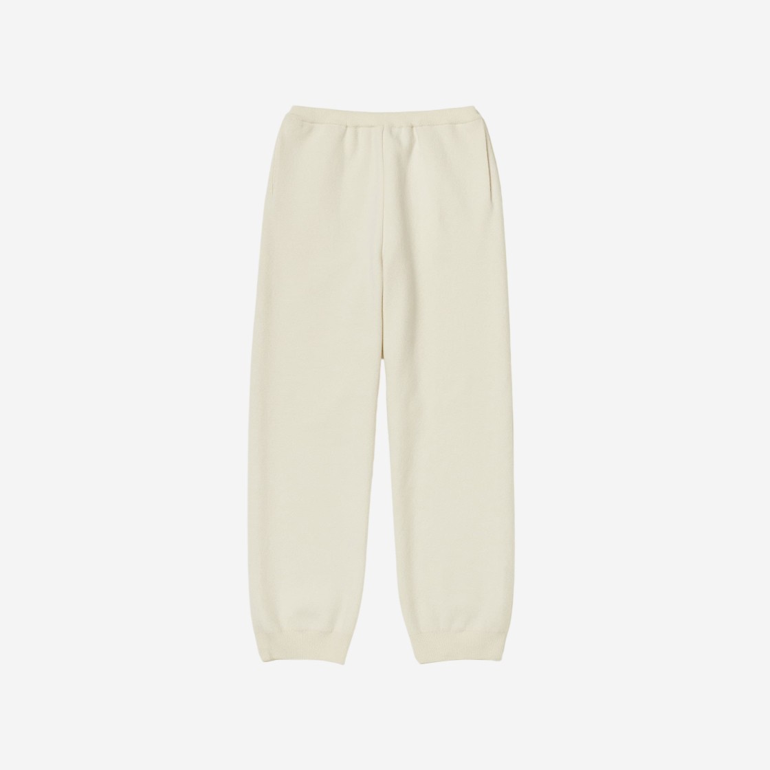 Auralee Heavy Milano Rib Knit Pants Ivory White - 23AW 상세 이미지 1