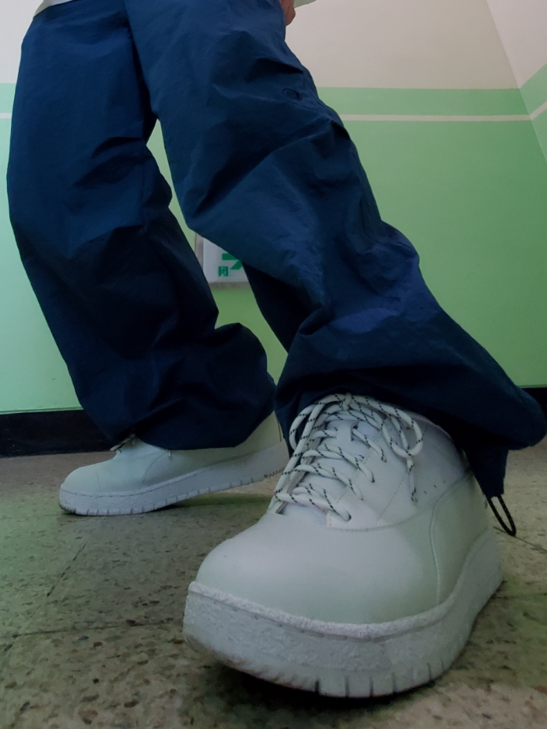 Puma x Maison Kitsune Ralph Sampson 70 Rubber White 착용 스타일 - 2