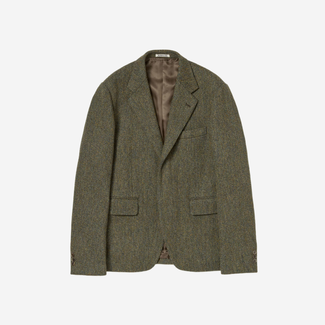 AURALEE BRITISH WOOL TWEED OVER JACKET - www.magnumaccountancy.com