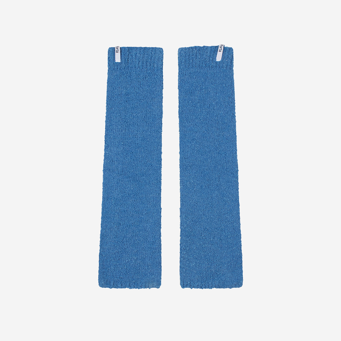 포르타 우먼 부클레 니트 레그워머 블루