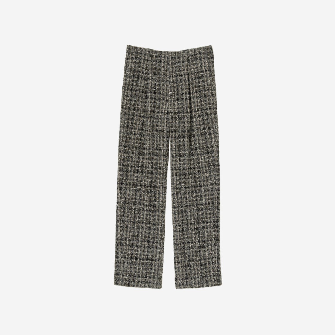 Auralee Homespun Tweed Slacks Charcoal Gray Tweed - 23AW 상세 이미지 1