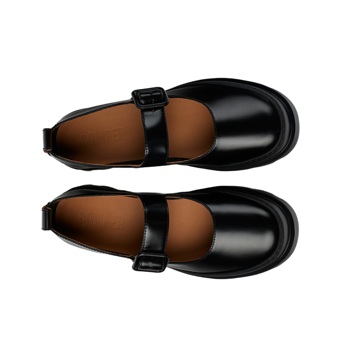 (W) 캠퍼 브루투스 메리 제인 블랙((W) Camper Brutus Mary Jane Black) - 2