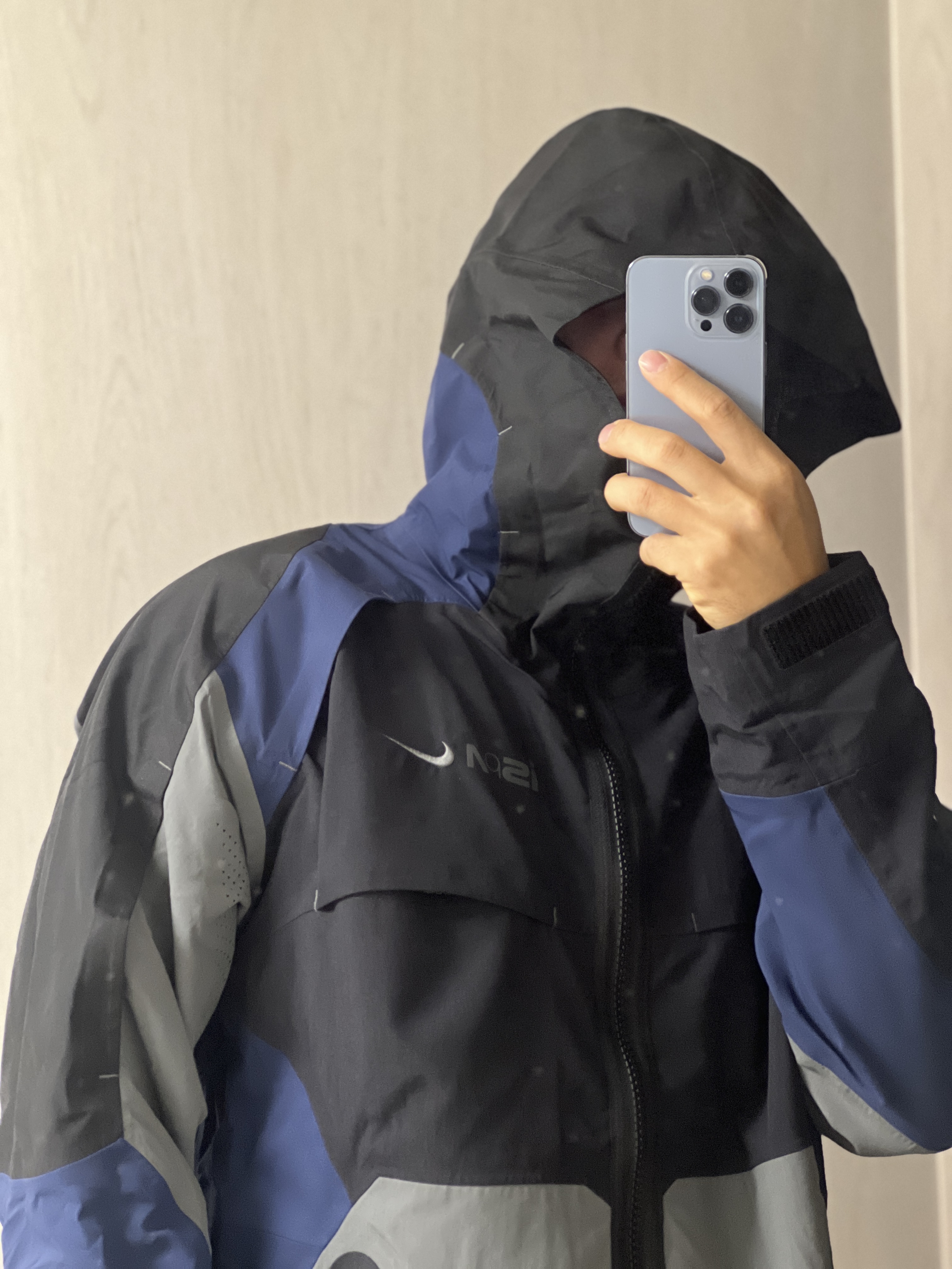 Nike ISPA Jacket Black - Asia 착용 스타일