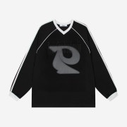 Porta Digital Piping Jersey Top Black