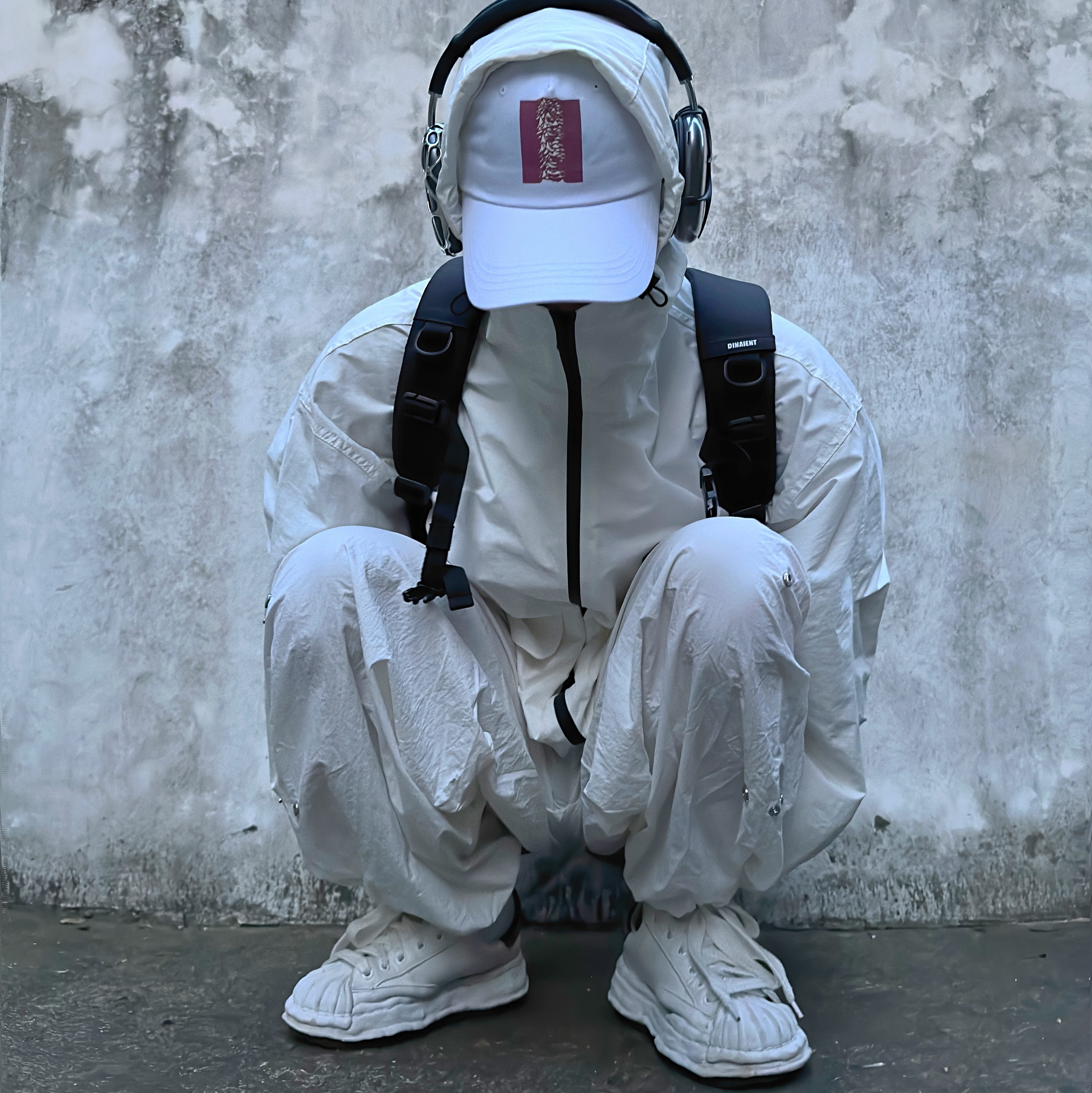 Maison Mihara Yasuhiro Blakey OG Sole Leather Low-top Sneakers White, Apple AirPods Max Lightning Space Gray (Korean Ver.) 착용 스타일 - 2