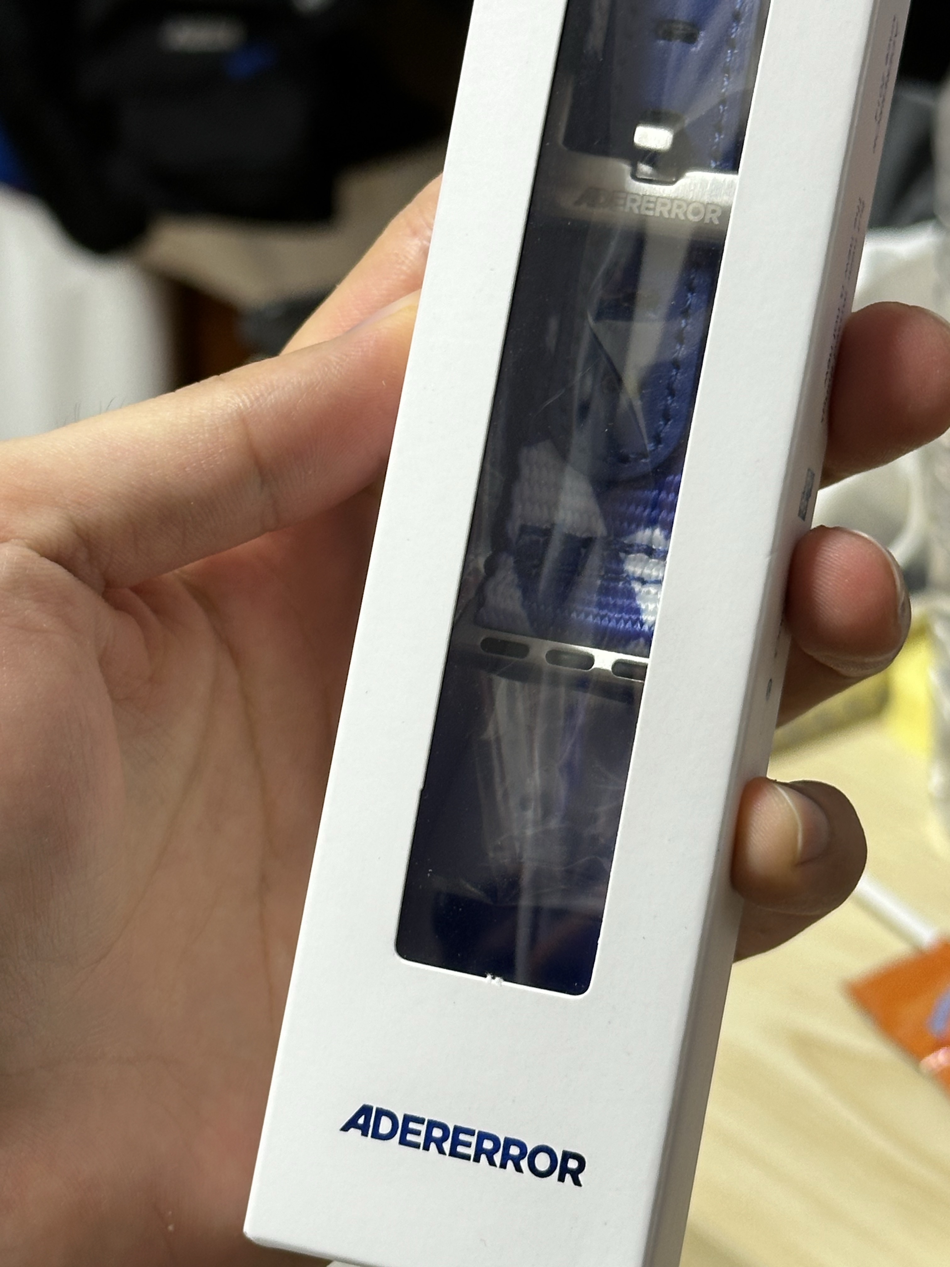 Ader Error Tenit Watch Strap Z-Blue 착용 스타일