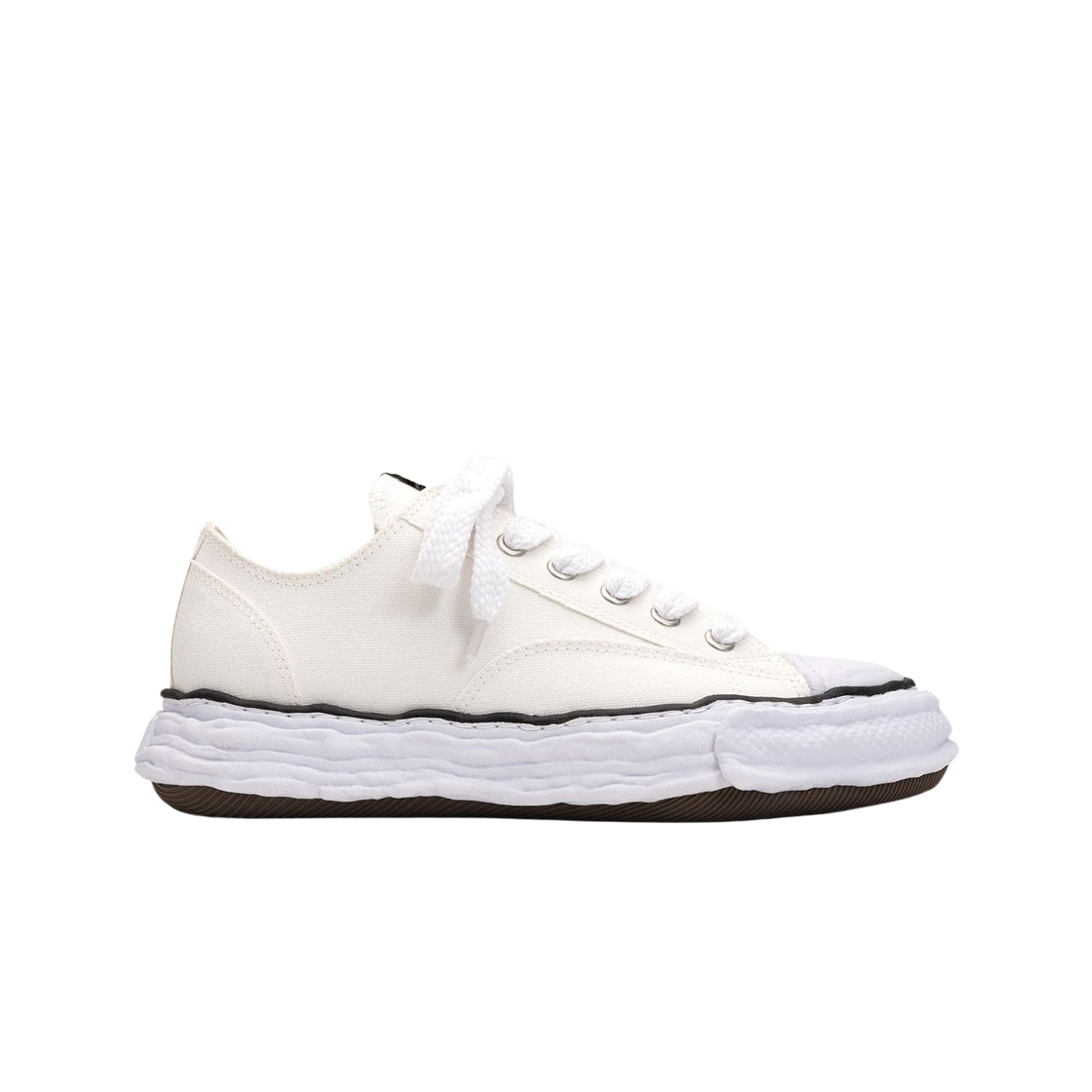 메종 미하라 야스히로 피터슨23 OG 솔 캔버스 로우탑 스니커즈 화이트(Maison Mihara Yasuhiro Peterson23 OG Sole Canvas Low-top Sneakers White)