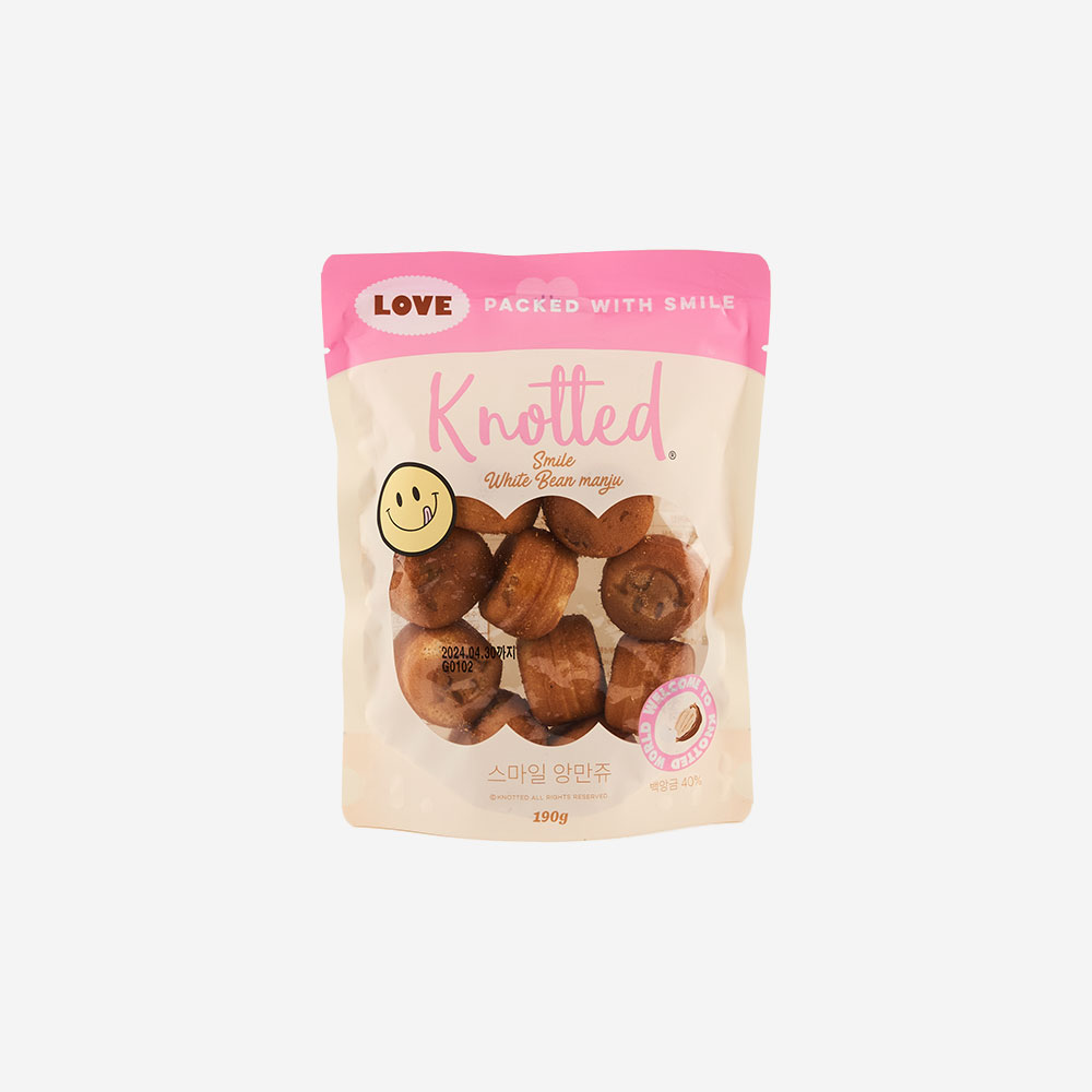 노티드 스마일 앙만쥬(Knotted Smile Sweet Bread Manju Red Bean)