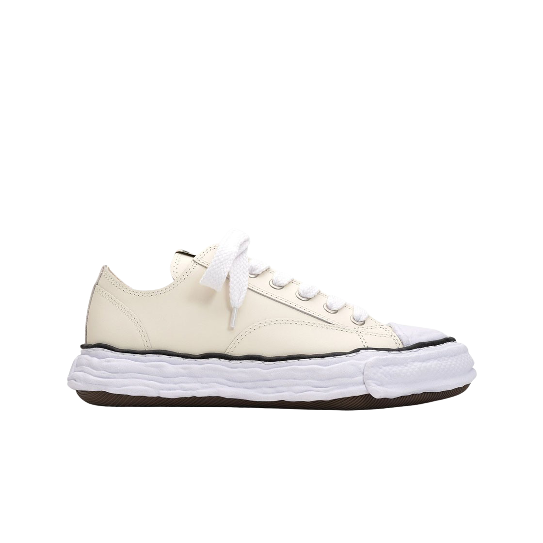 메종 미하라 야스히로 피터슨23 OG 솔 레더 로우탑 스니커즈 화이트(Maison Mihara Yasuhiro Peterson23 OG Sole Leather Low-top Sneakers White)