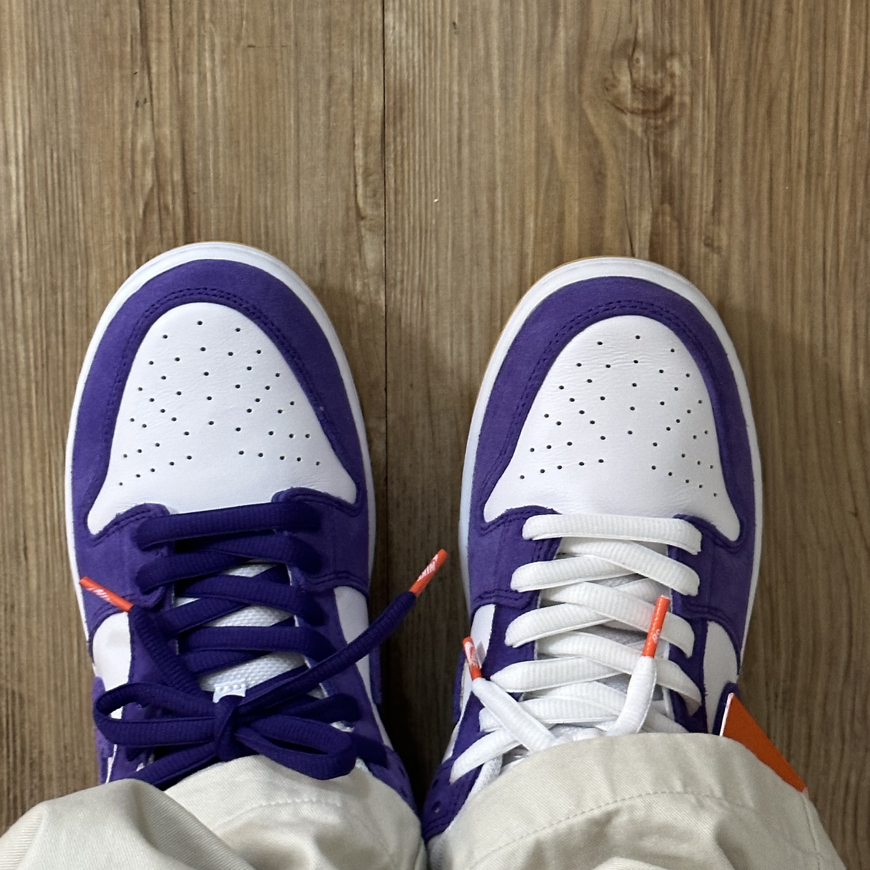 Nike Dunk Low Pro SB Court Purple 착용 스타일