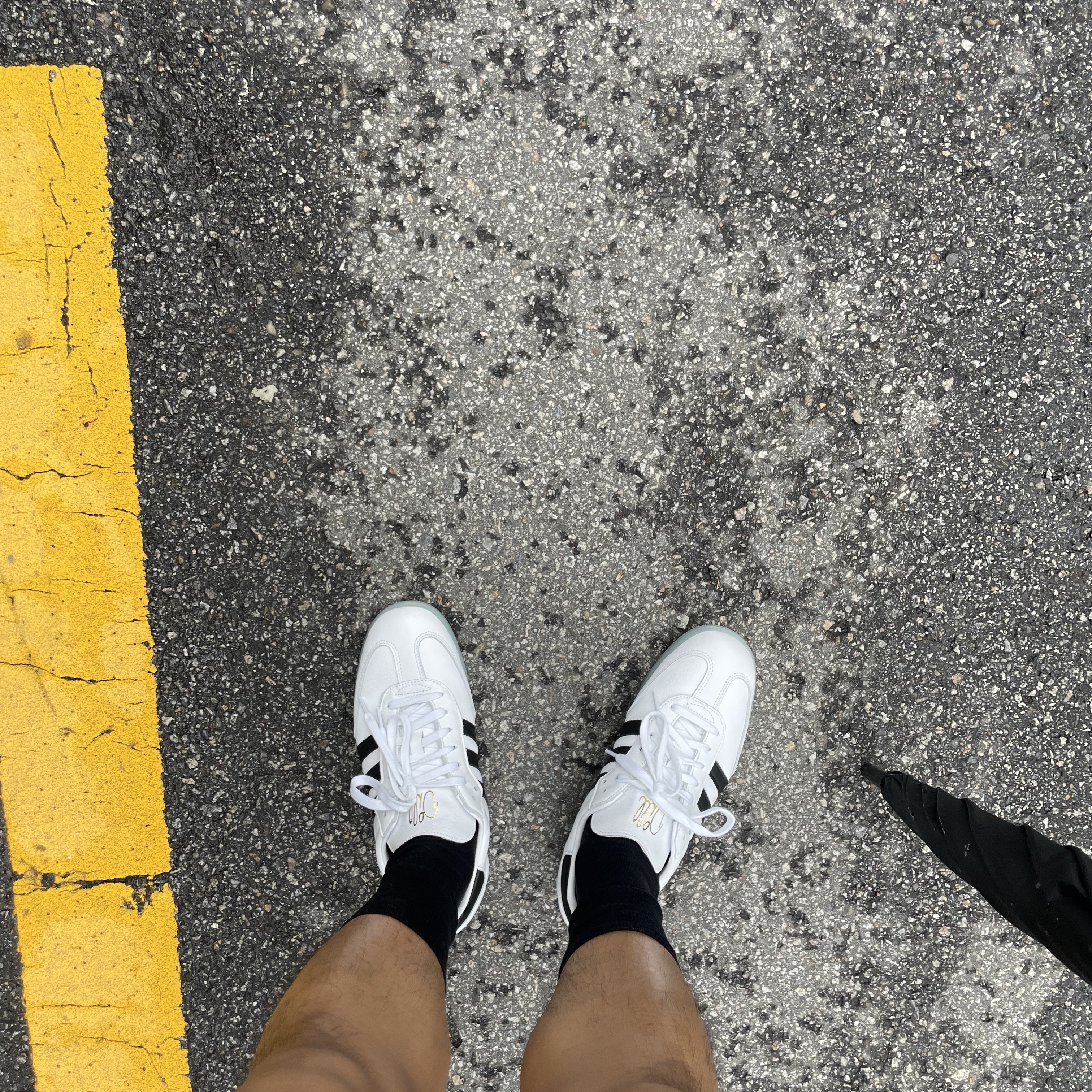 Adidas x Dill Samba White Black 착용 스타일