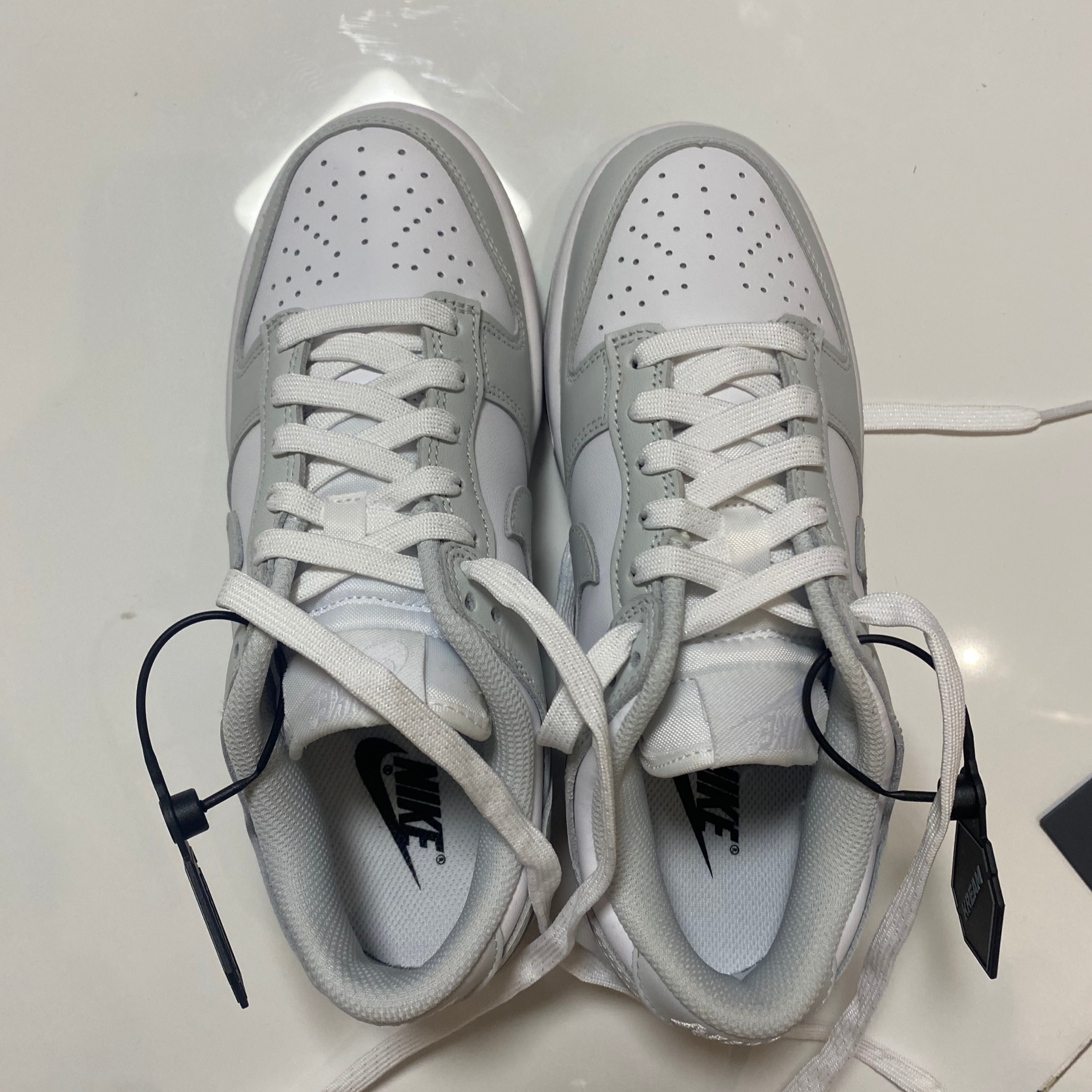 (W) Nike Dunk Low Photon Dust 착용 스타일