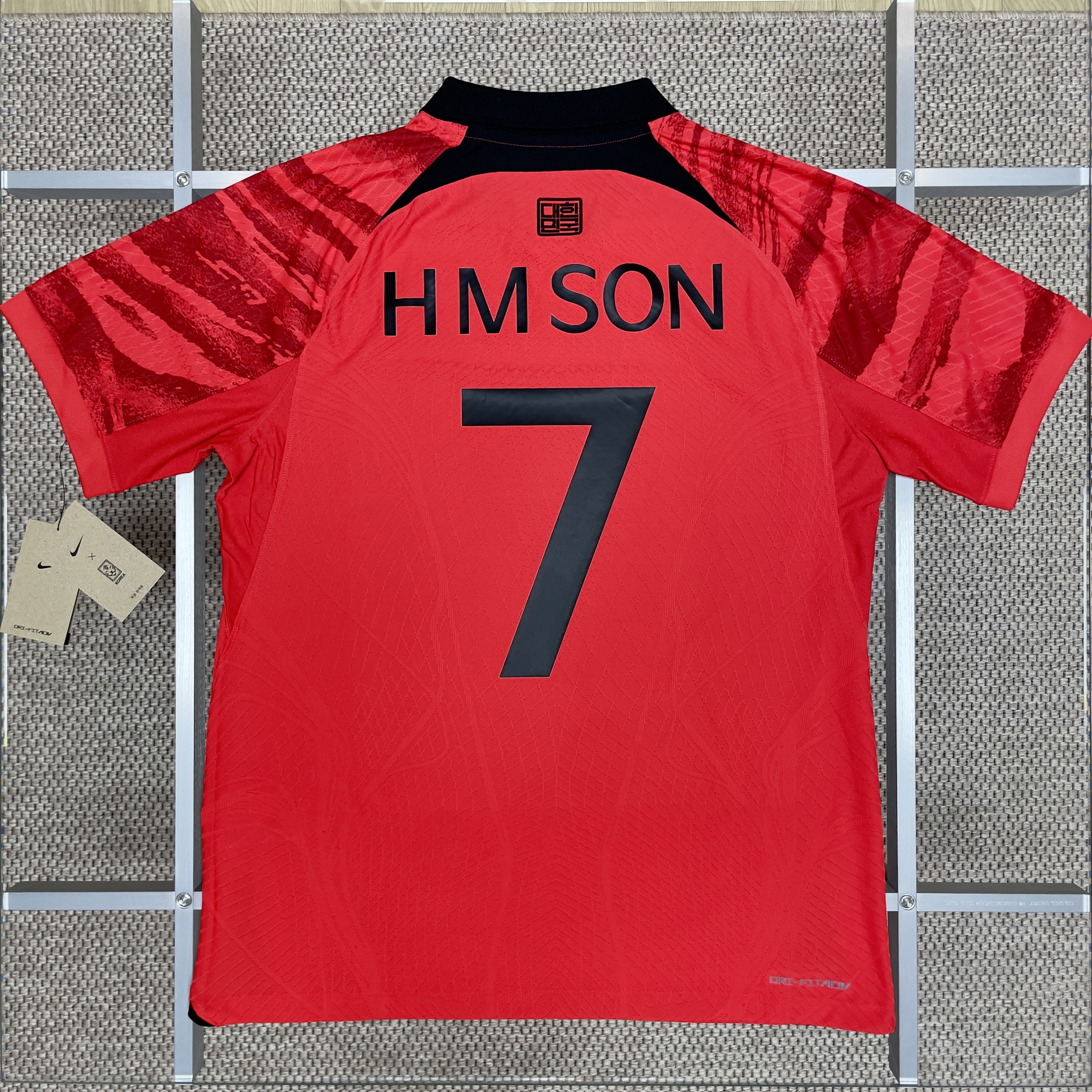 Nike Korea 2022/23 Dri-Fit ADV Match Home SS Jersey Global Red - US/EU (Non Marking Ver.) 착용 스타일 - 4