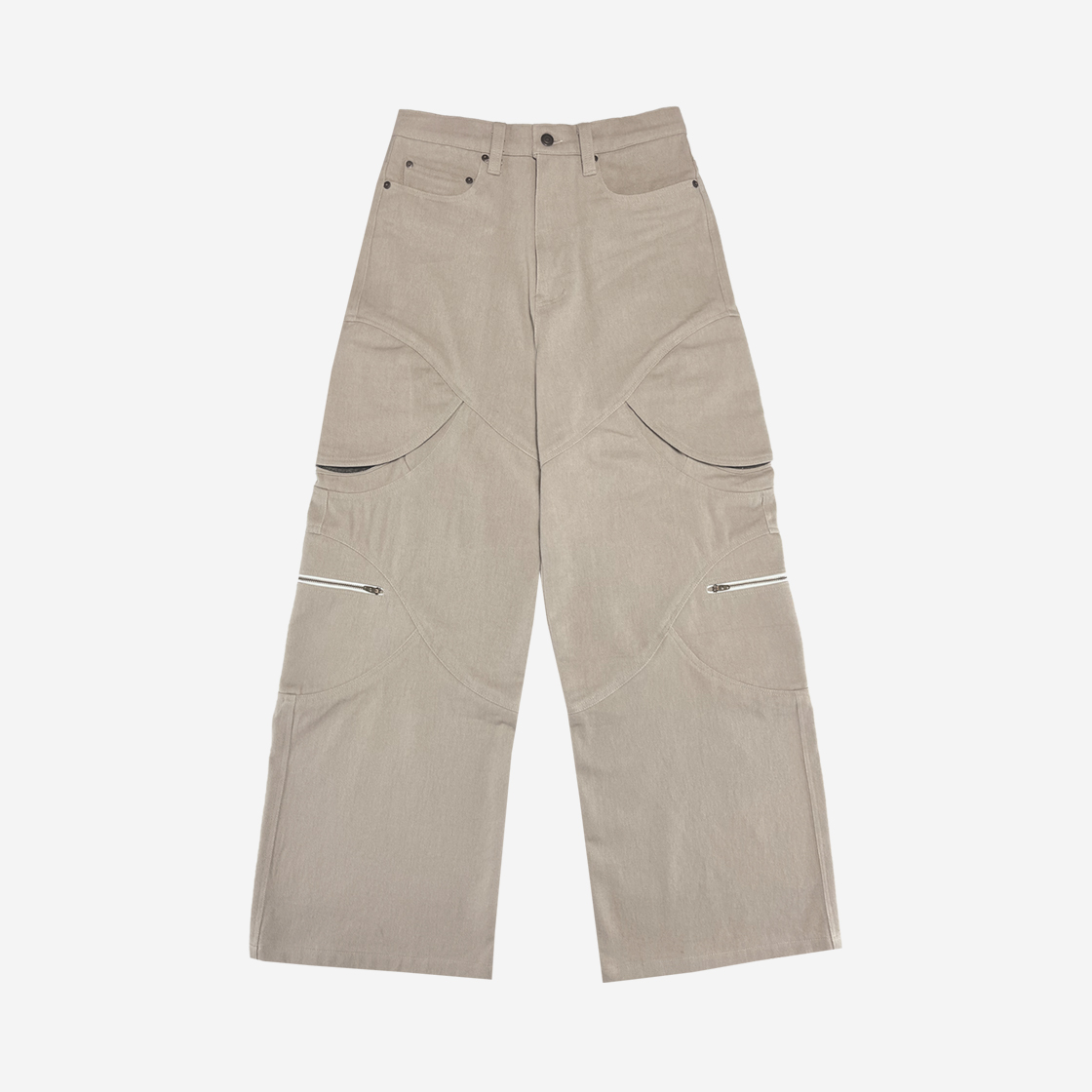 풀오브썬 아이 포켓 카고 팬츠 아이보리(Full of Ssun Eye Pocket Cargo Pants Ivory)
