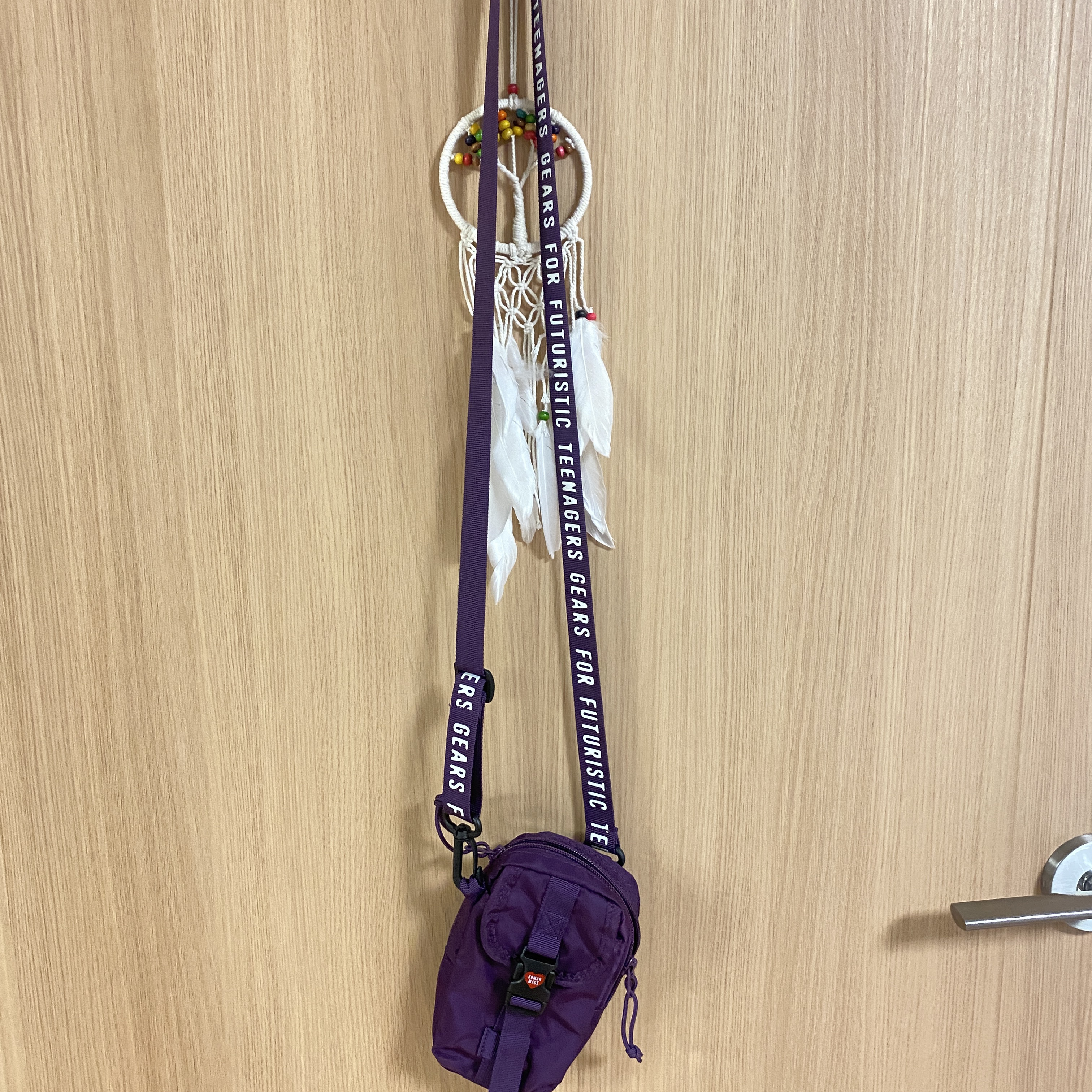 Human Made Military Pouch #3 Purple 착용 스타일