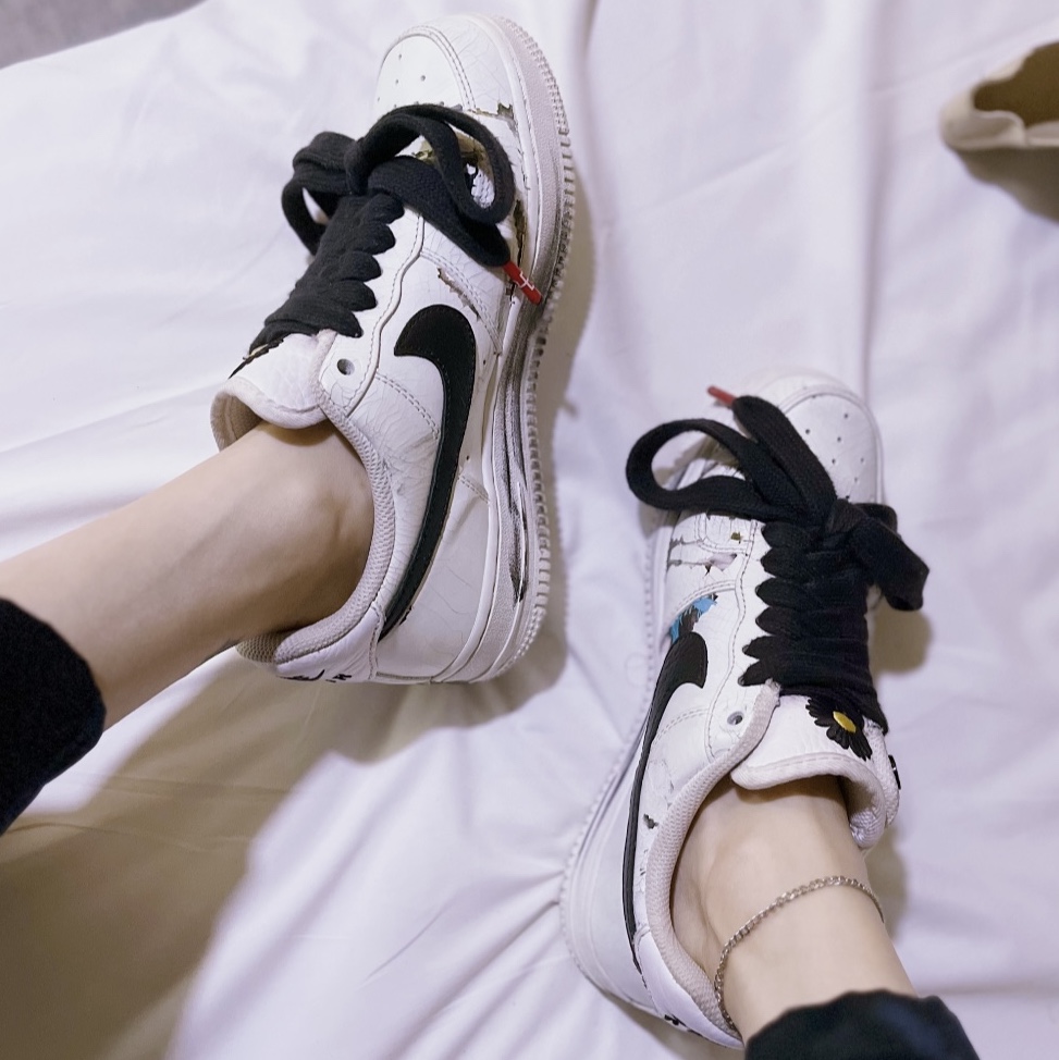 Nike x Peaceminusone Air Force 1 Low Para-Noise 2.0 착용 스타일
