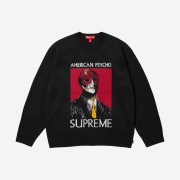 Supreme American Psycho Sweater Black - 23FW