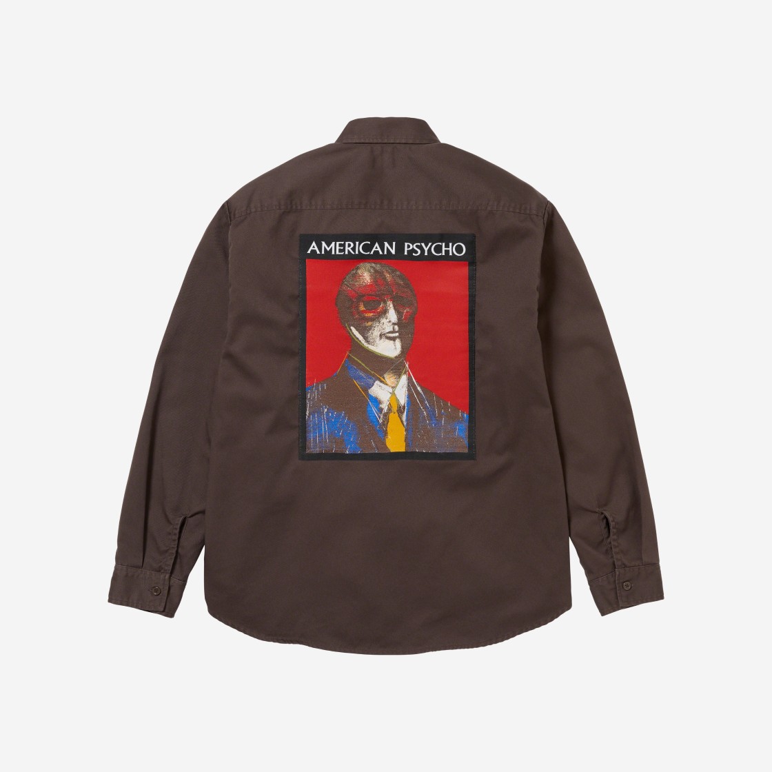 Supreme American Psycho Work Shirt Brown - 23FW 상세 이미지 1