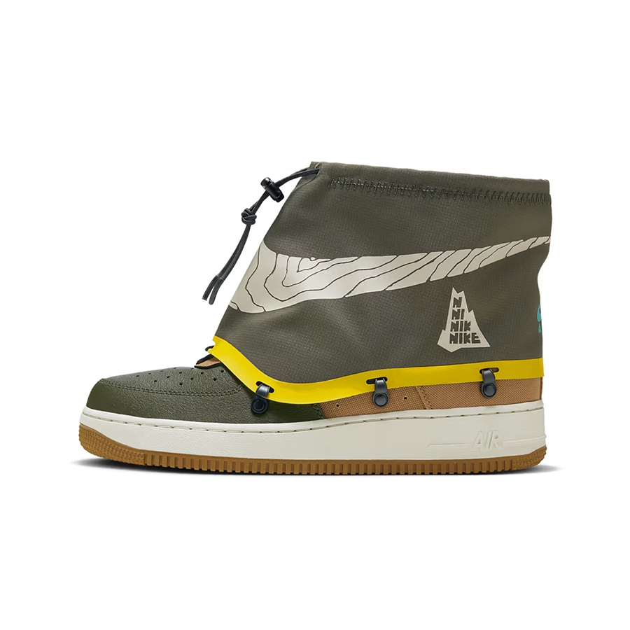 Nike Air Force 1 '07 Low White, Nike Air Force 1 '07 WB Flax 착용 스타일 - 2