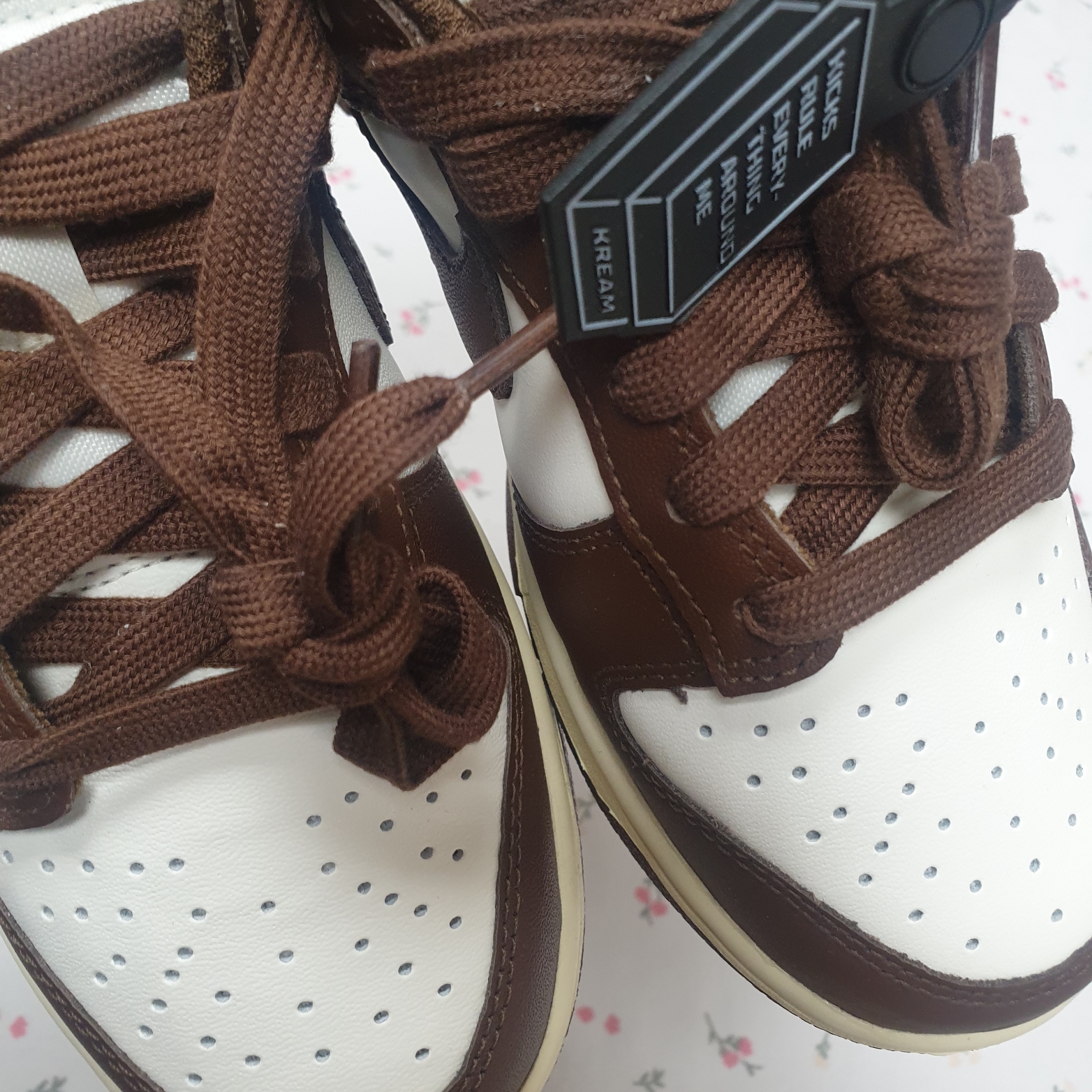 (W) Nike Dunk Low Sail Cacao Wow 착용 스타일 - 2