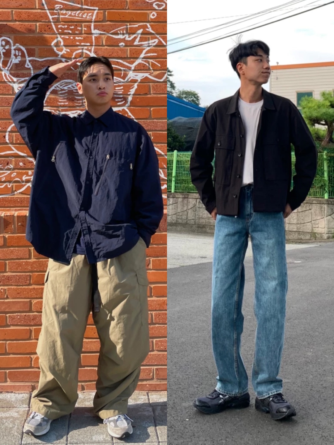 Nike x Sacai VaporWaffle String & Black Villain Red, New Balance 2002R Rust Oxide 착용 스타일 - 3
