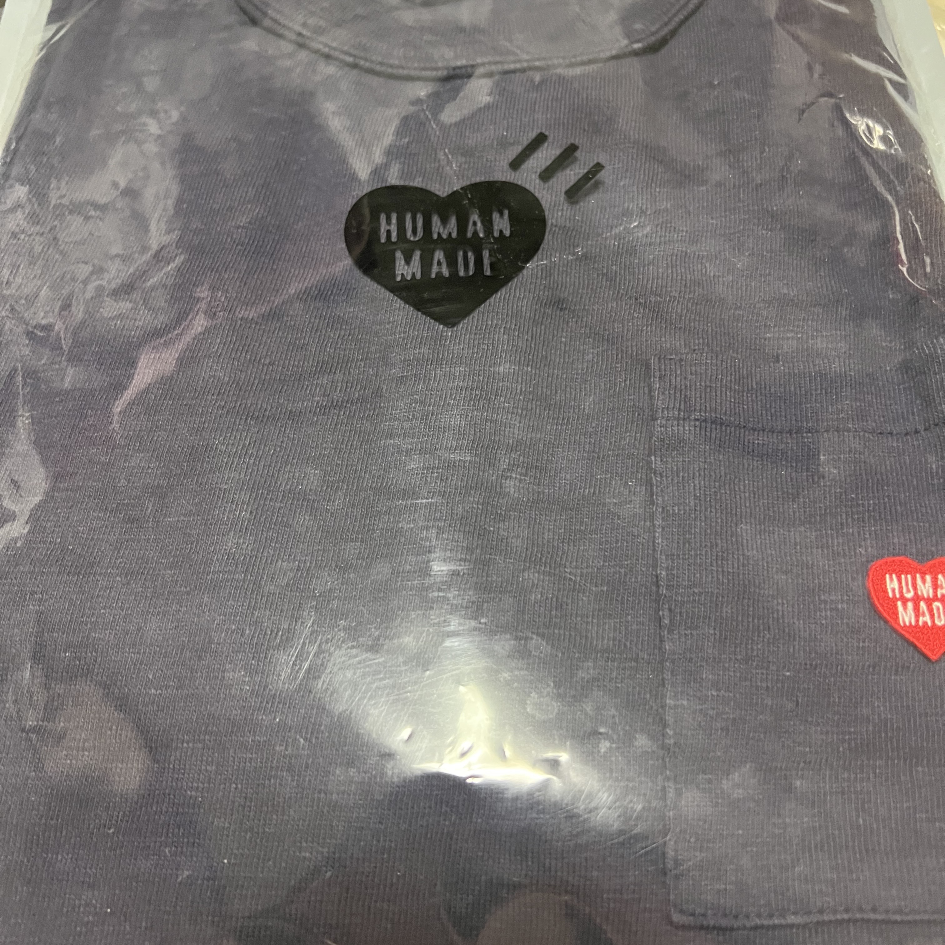 Human Made Pocket T-Shirt Navy 착용 스타일