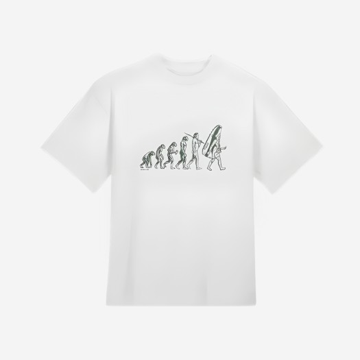나이키 스니커 에볼루션 숏슬리브 티셔츠 버치 헤더 - 아시아