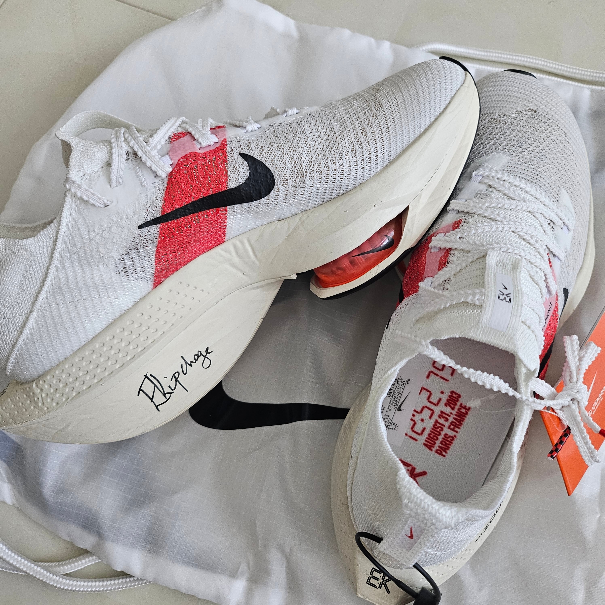 Nike Air Zoom Alphafly Next% 2 Eliud Kipchoge 착용 스타일