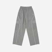 Porta Piping Cargo Track Pants Light grey