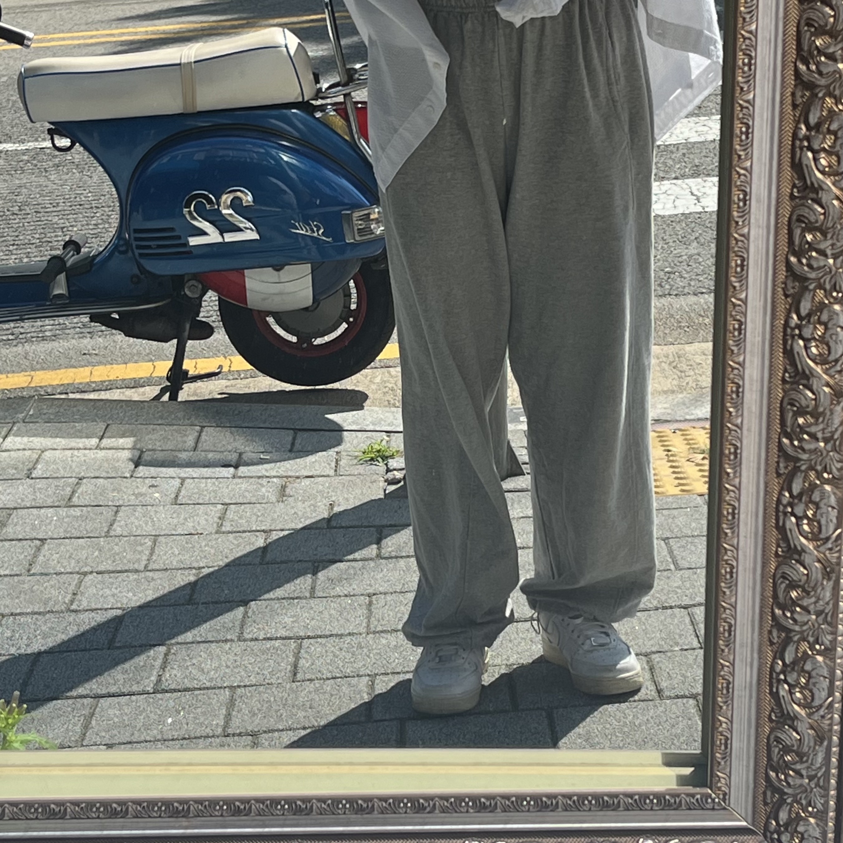 (W) Nike Air Force 1 '07 Low White 착용 스타일