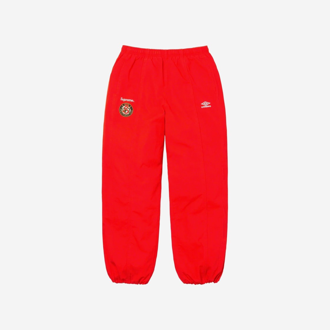 Supreme x Umbro Cotton Ripstop Track Pants Red - 23FW 상세 이미지 1