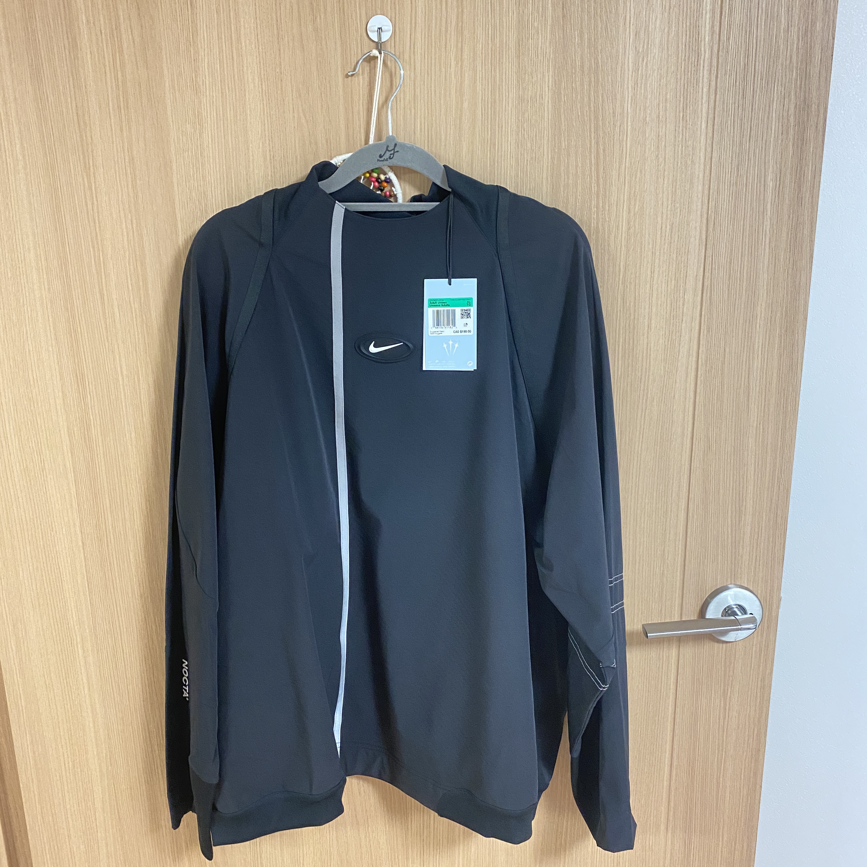 (W) Nike x Drake Nocta NRG LR L/S Crew Black (DV3631-010) 착용 스타일