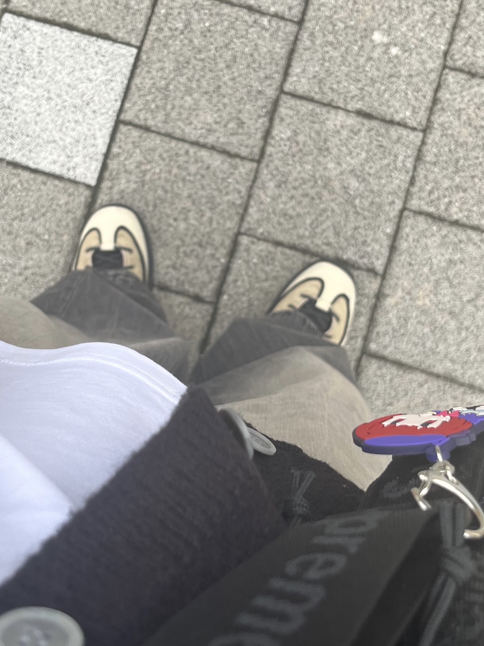 Nike x Stussy Air Penny II Rattan and Limestone, Supreme Woven Shoulder Bag Black - 23SS 착용 스타일