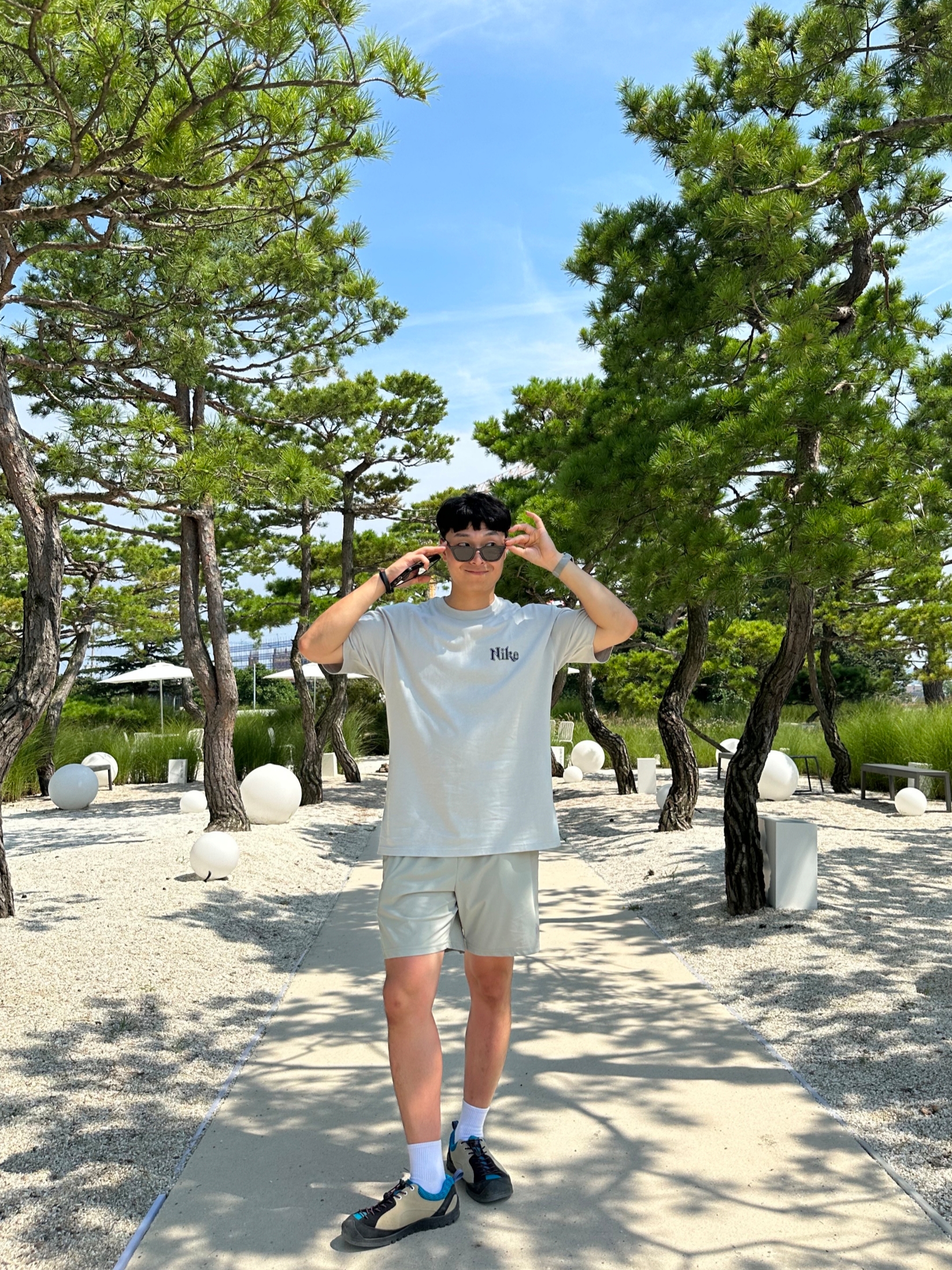 Keen Jasper Rocks SP Sneakers Beige 착용 스타일 - 1