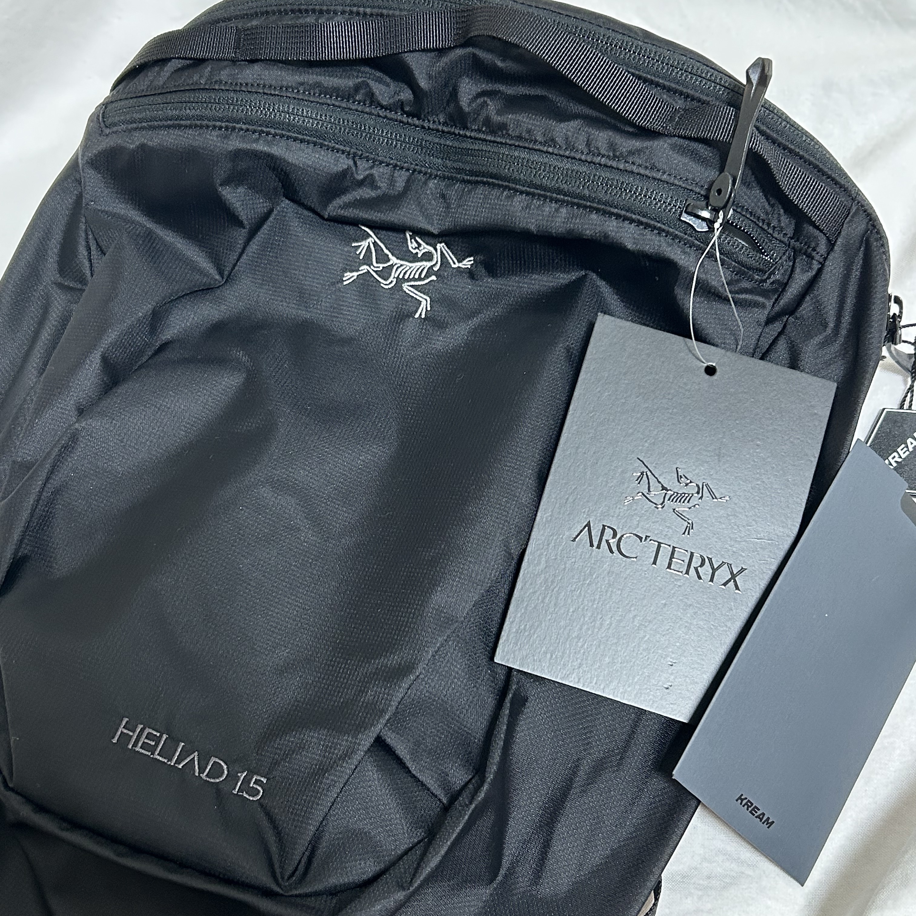 Arc'teryx Heliad 15 Backpack Black 착용 스타일