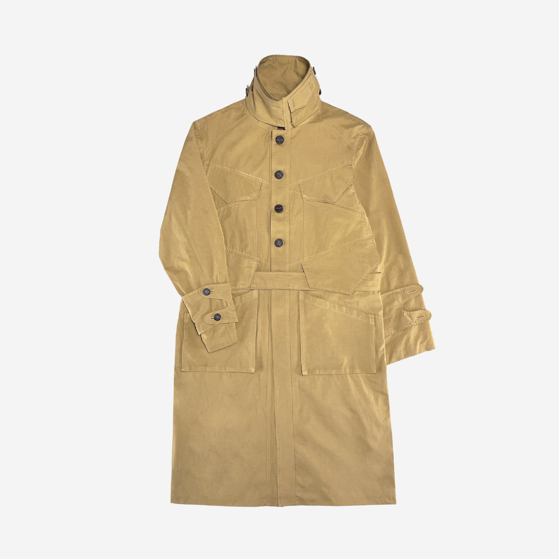 5588223 Full of Ssun Multipocket Trench Coat Beige