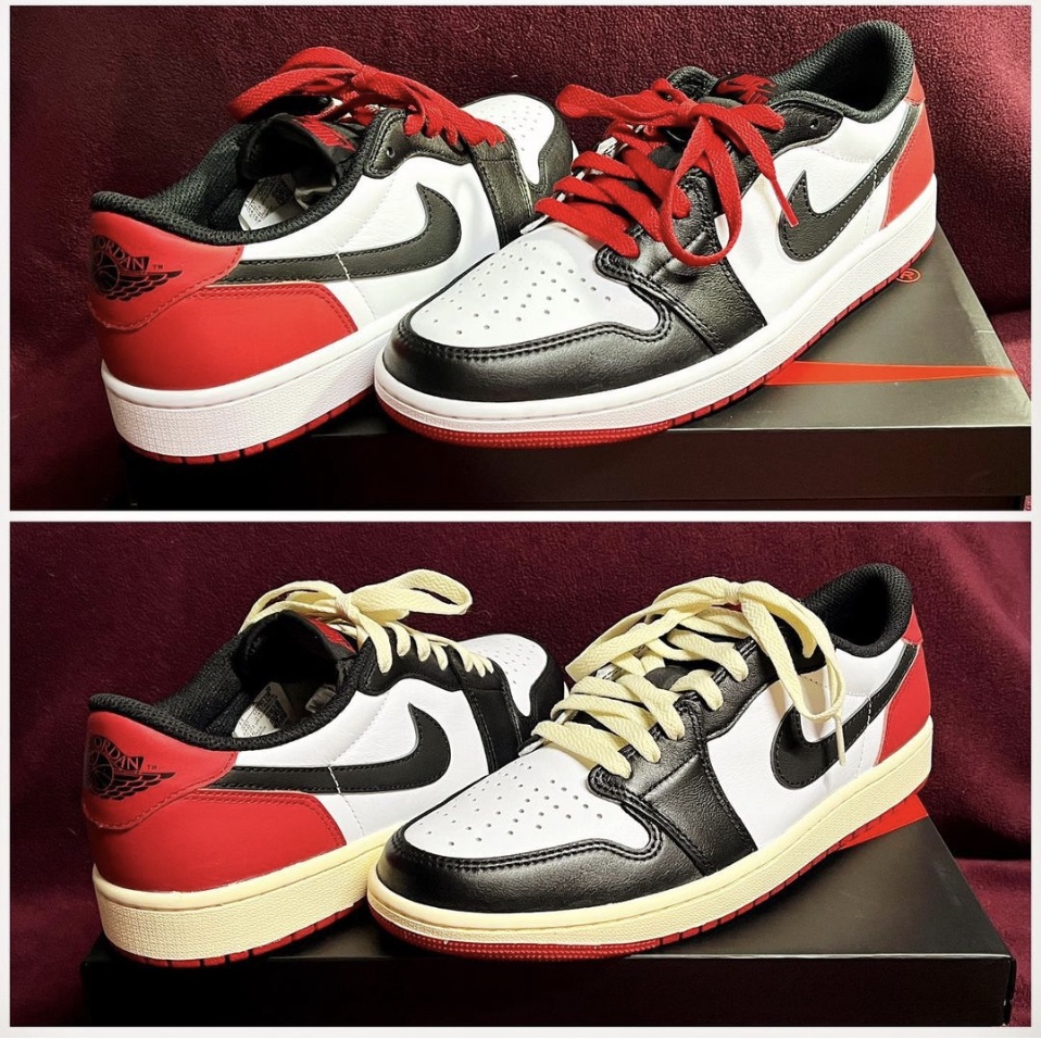 Jordan 1 Retro Low OG Black Toe 착용 스타일